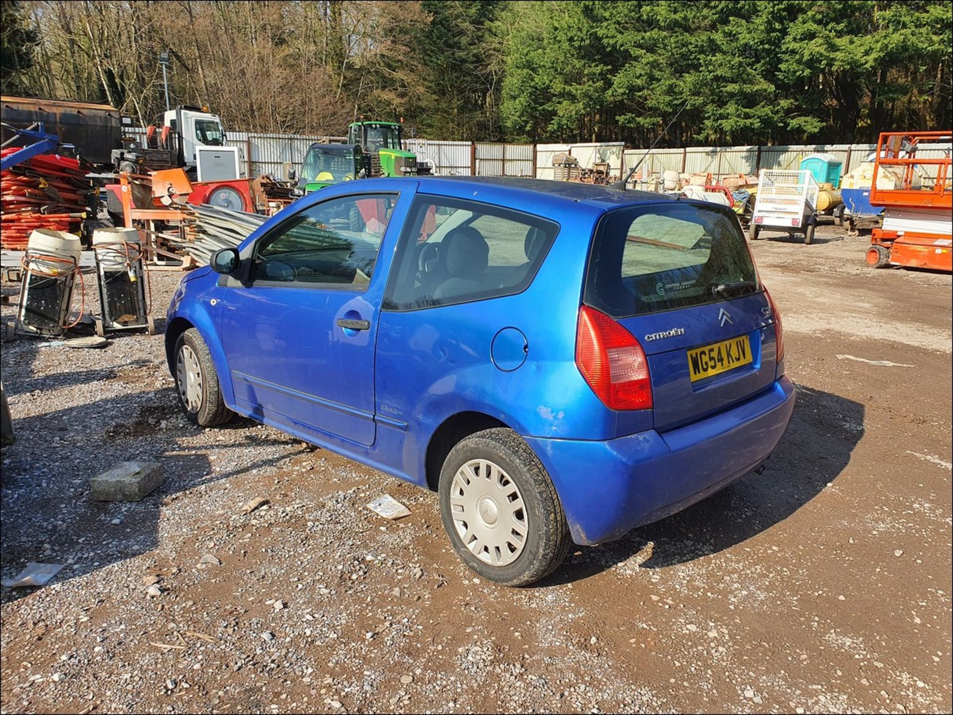 05/54 CITROEN C2 DESIGN - 1124cc 3dr Hatchback (Blue, 0k) - Image 4 of 8