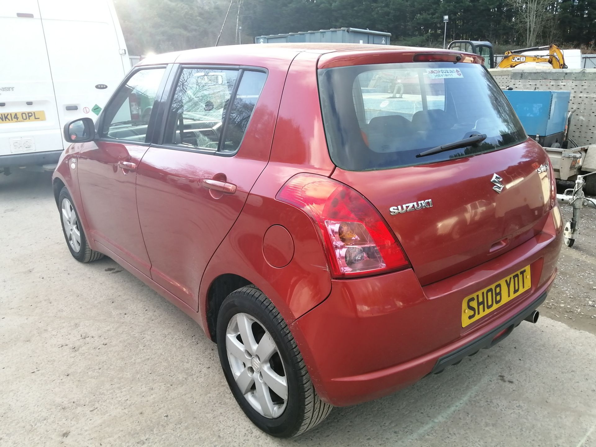 08/08 SUZUKI SWIFT DDIS - 1248cc 5dr Hatchback (Orange, 111k) - Image 5 of 11