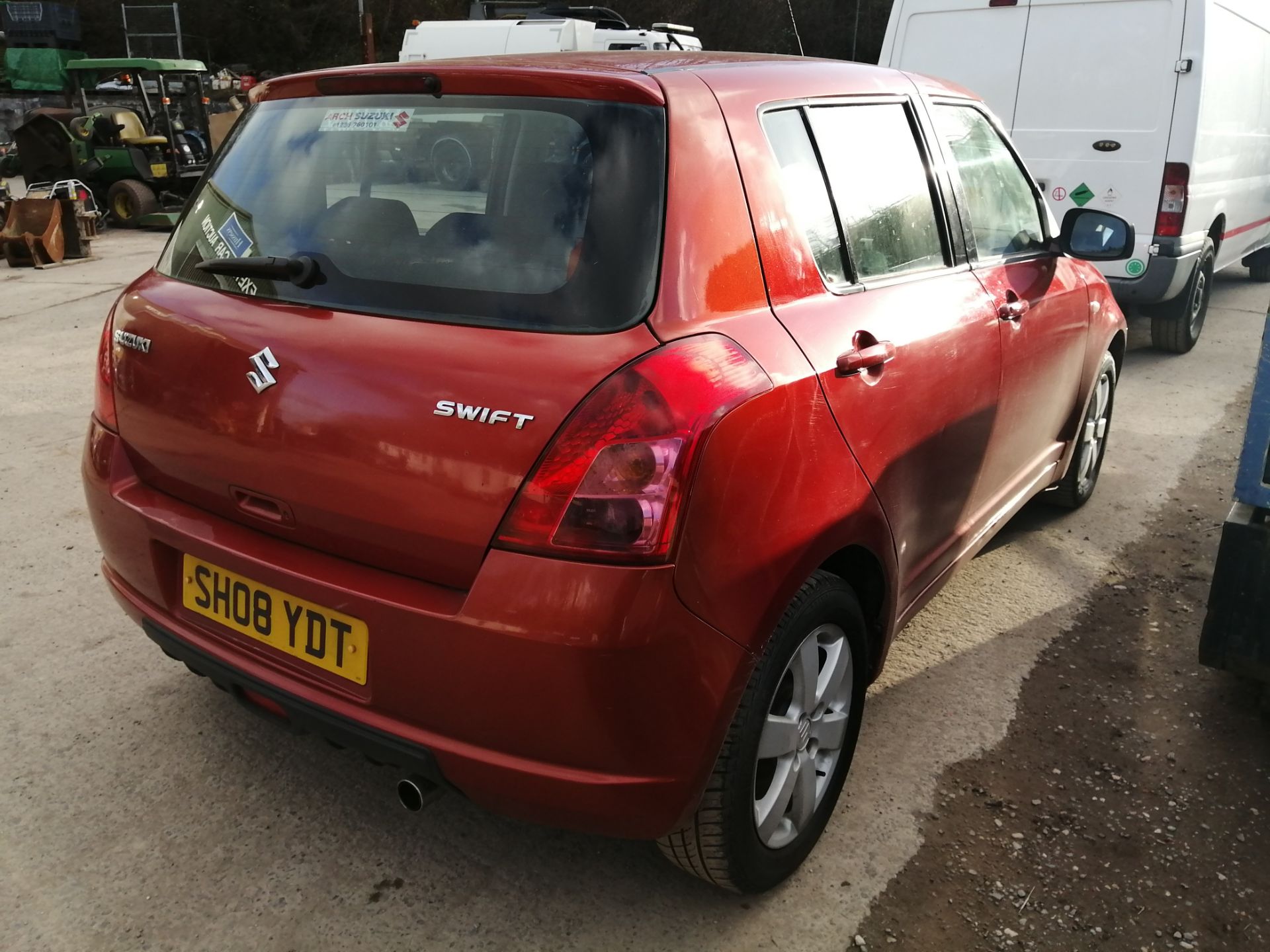 08/08 SUZUKI SWIFT DDIS - 1248cc 5dr Hatchback (Orange, 111k) - Image 3 of 11