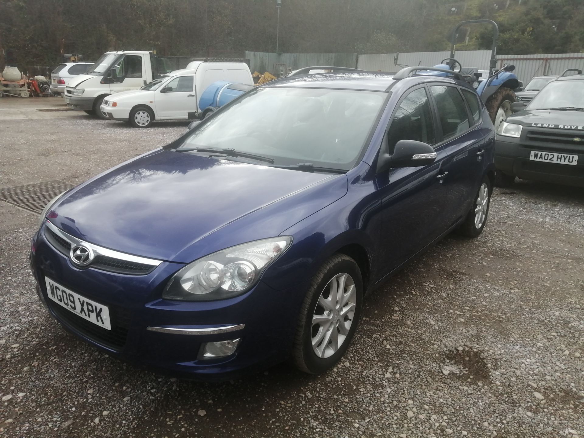 09/09 HYUNDAI I30 STYLE AUTO - 1582cc 5dr Estate (Blue, 193k) - Image 3 of 13