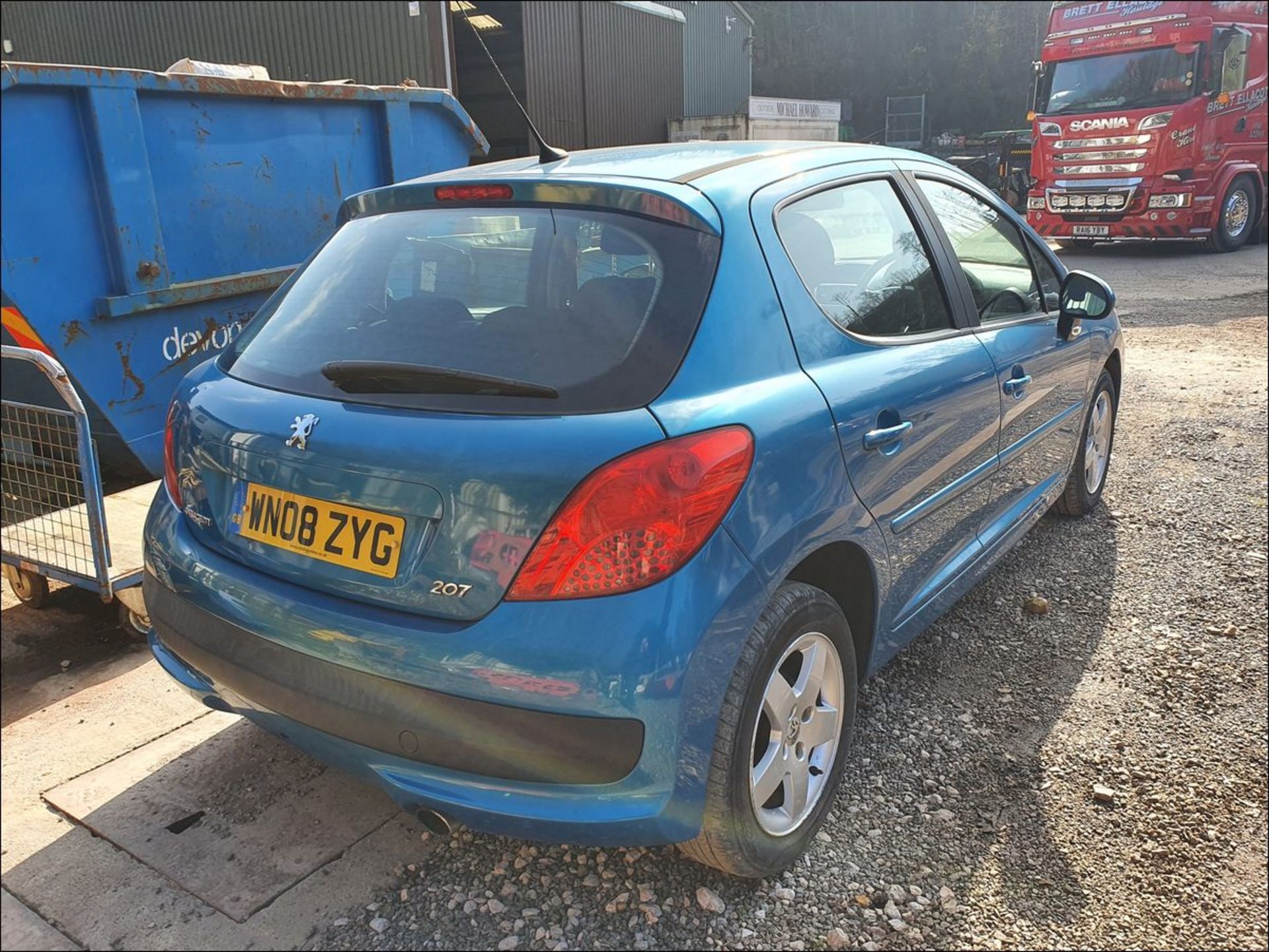 08/08 PEUGEOT 207 SPORT - 1397cc 5dr Hatchback (Blue, 68k) - Image 10 of 10