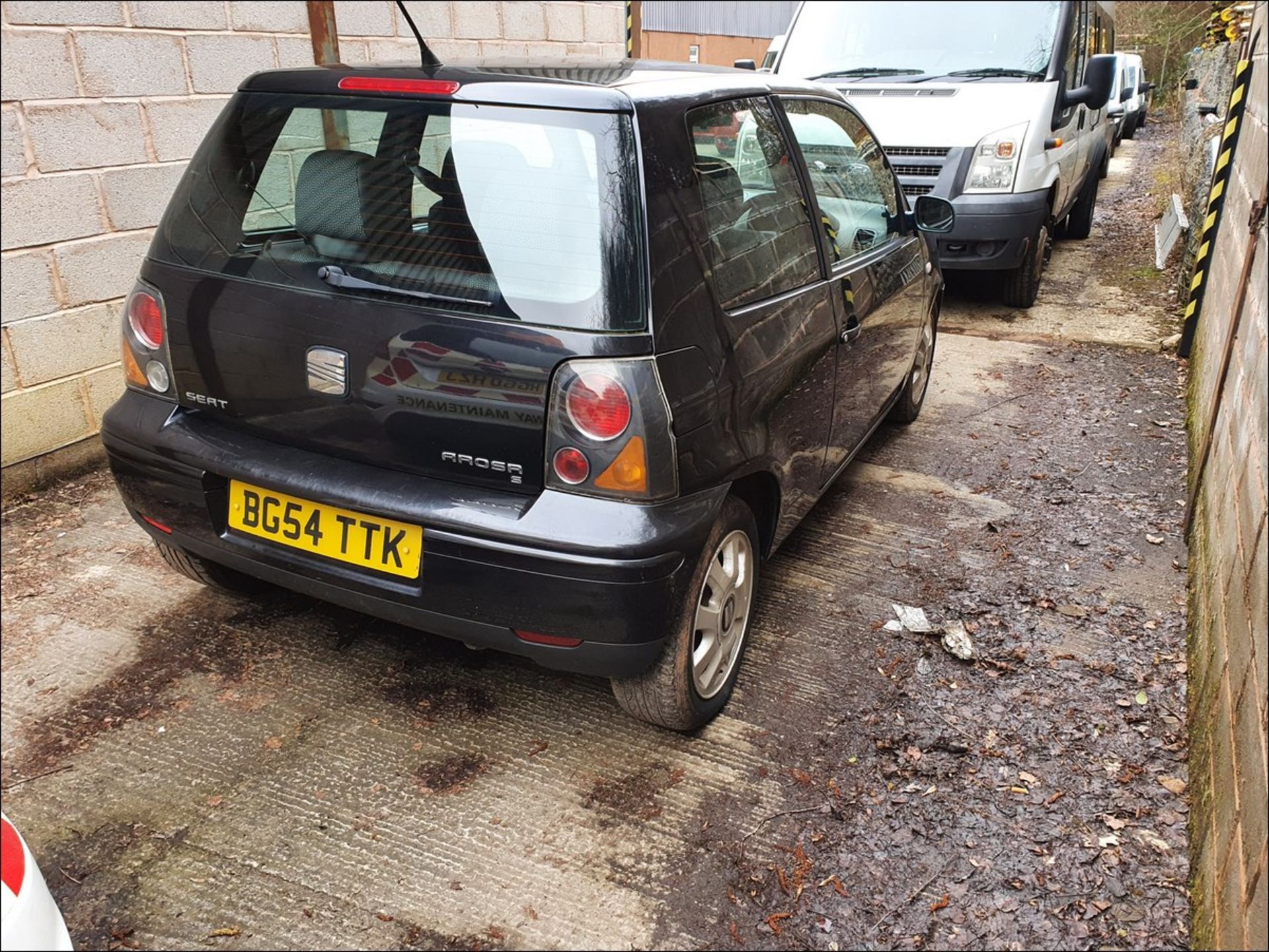 04/54 SEAT AROSA S - 998cc 3dr Hatchback (Black, 100k) - Image 3 of 8