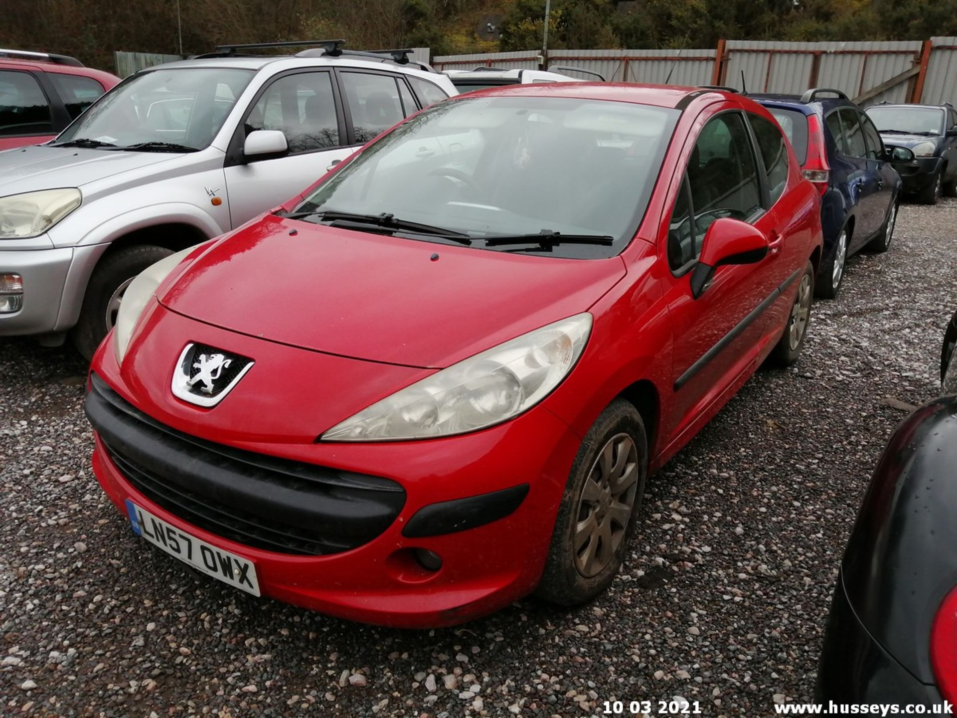 07/57 PEUGEOT 207 S HDI 67 - 1398cc 3dr Hatchback (Red) - Image 2 of 11