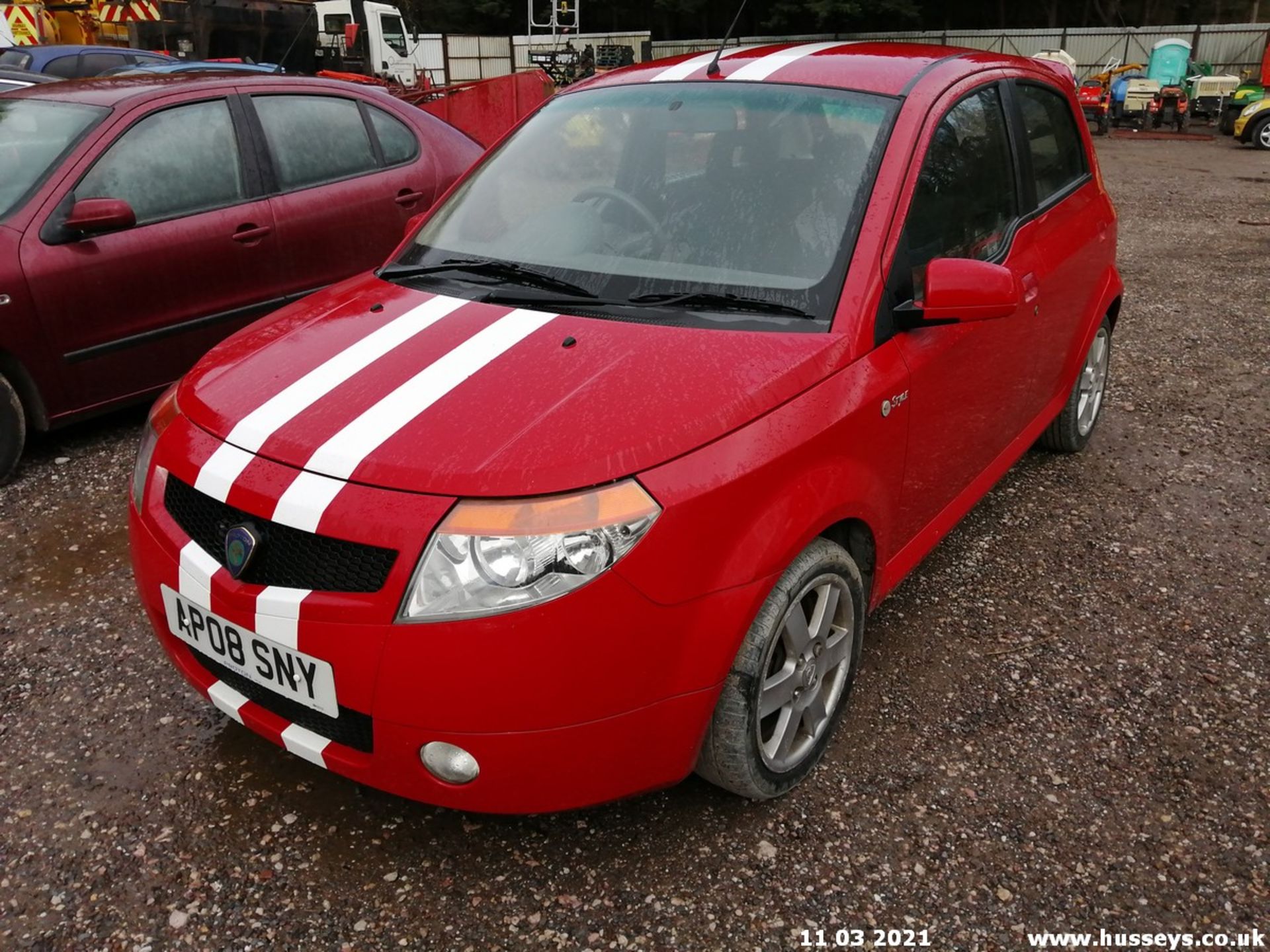 08/08 PROTON SAVVY STYLE - 1149cc 5dr Hatchback (Red, 85k) - Image 3 of 12