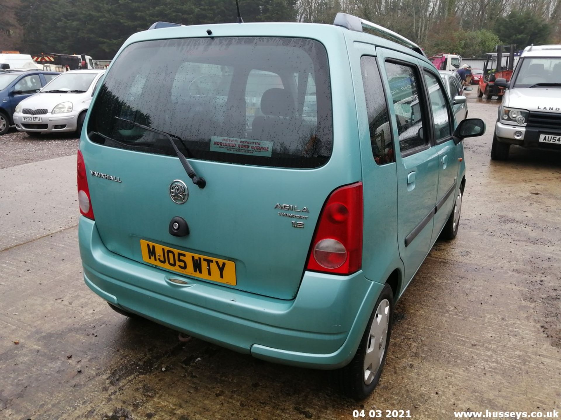 05/05 VAUXHALL AGILA DESIGN TWINPORT - 1229cc 5dr Estate (Green, 98k) - Image 19 of 25