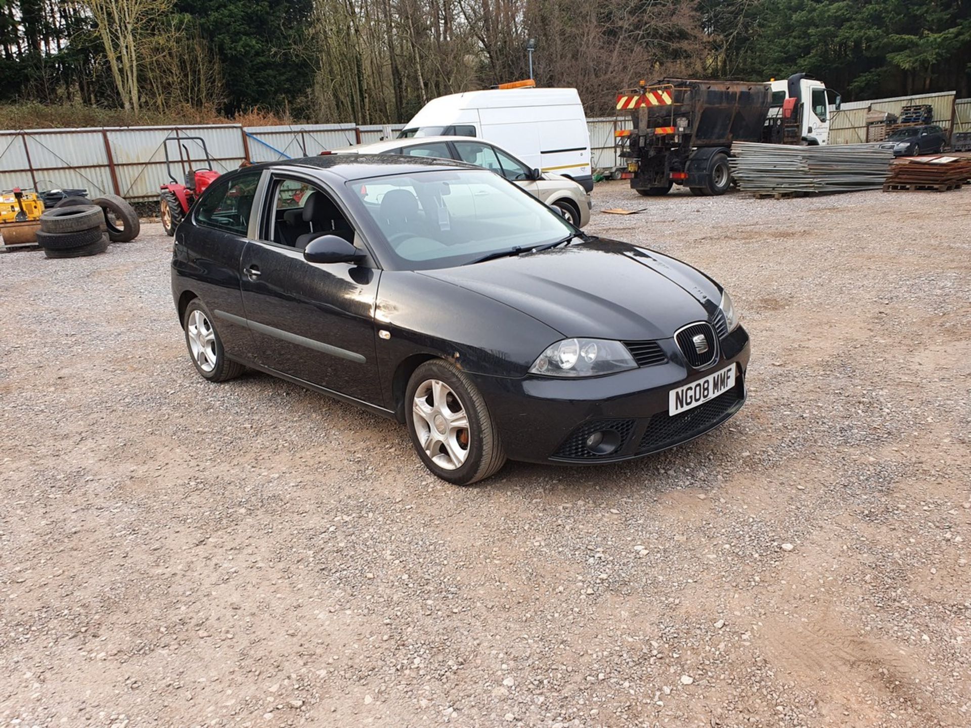 08/08 SEAT IBIZA STYLANCE - 1390cc 3dr Hatchback (Black, 89k) - Image 3 of 14