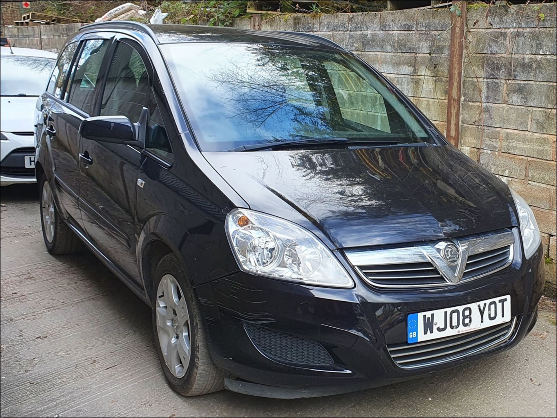 08/08 VAUXHALL ZAFIRA EXCLUSIV - 1598cc 5dr MPV (Black, 102k)