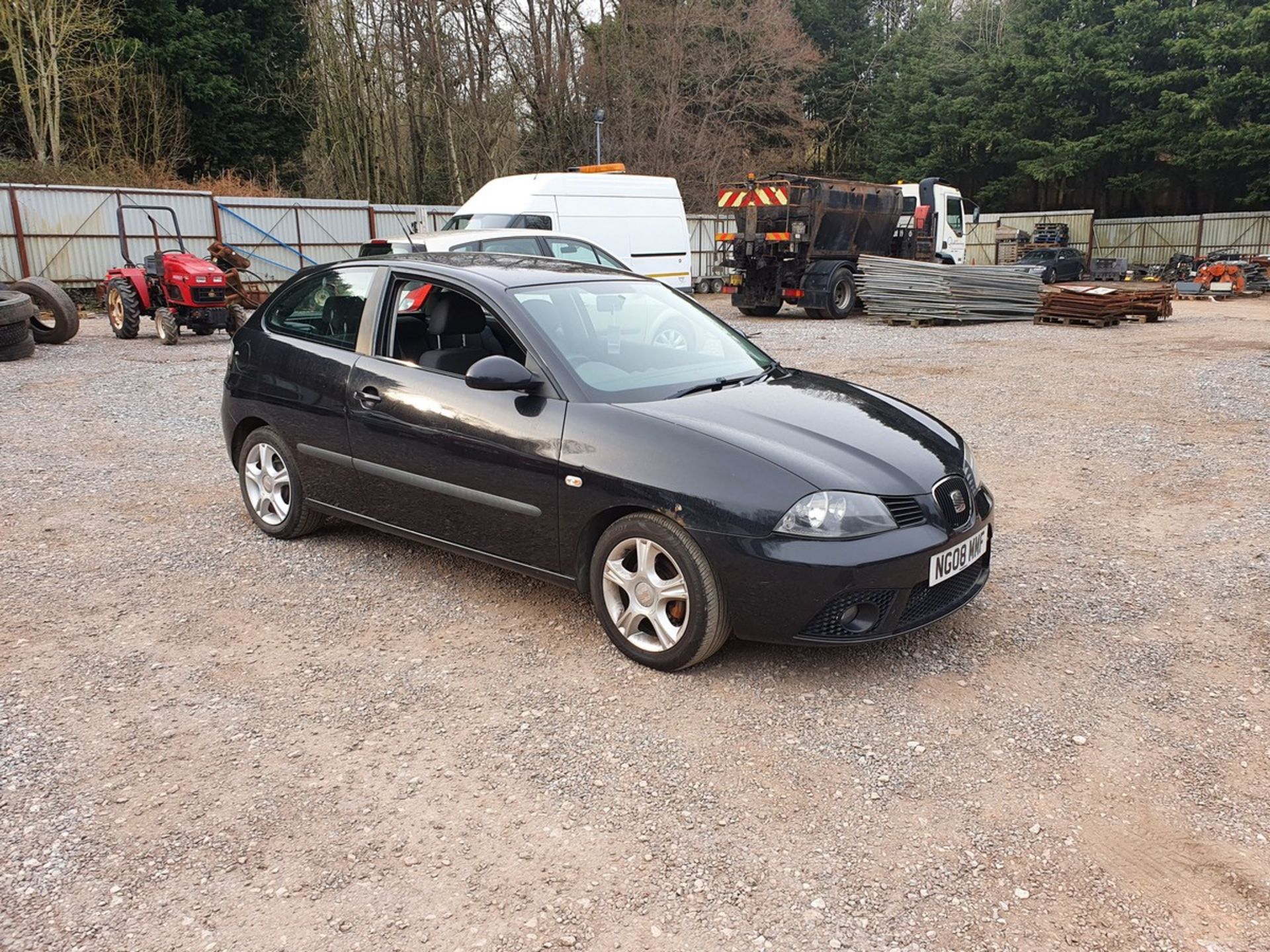 08/08 SEAT IBIZA STYLANCE - 1390cc 3dr Hatchback (Black, 89k) - Image 2 of 14