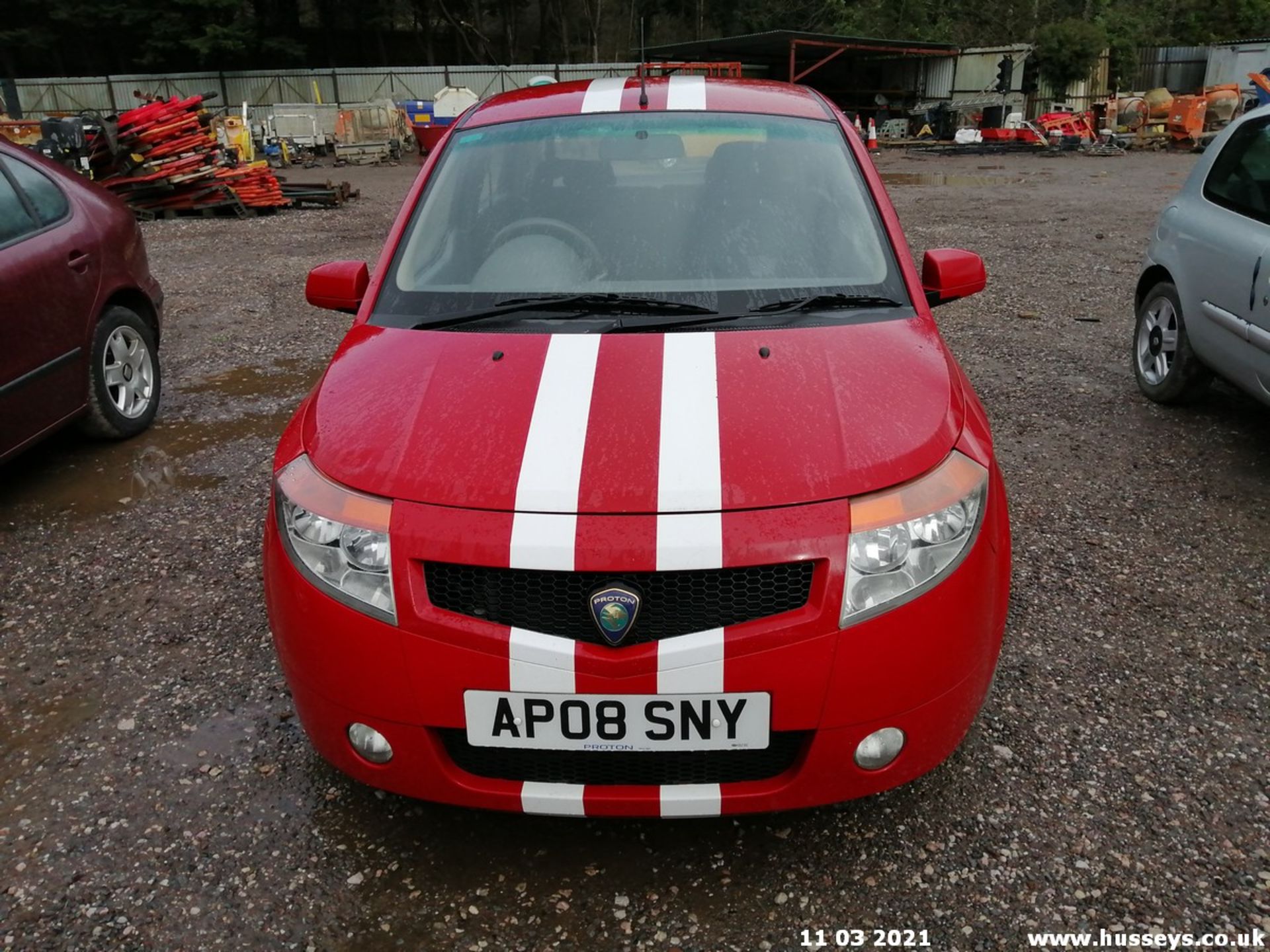 08/08 PROTON SAVVY STYLE - 1149cc 5dr Hatchback (Red, 85k) - Image 2 of 12