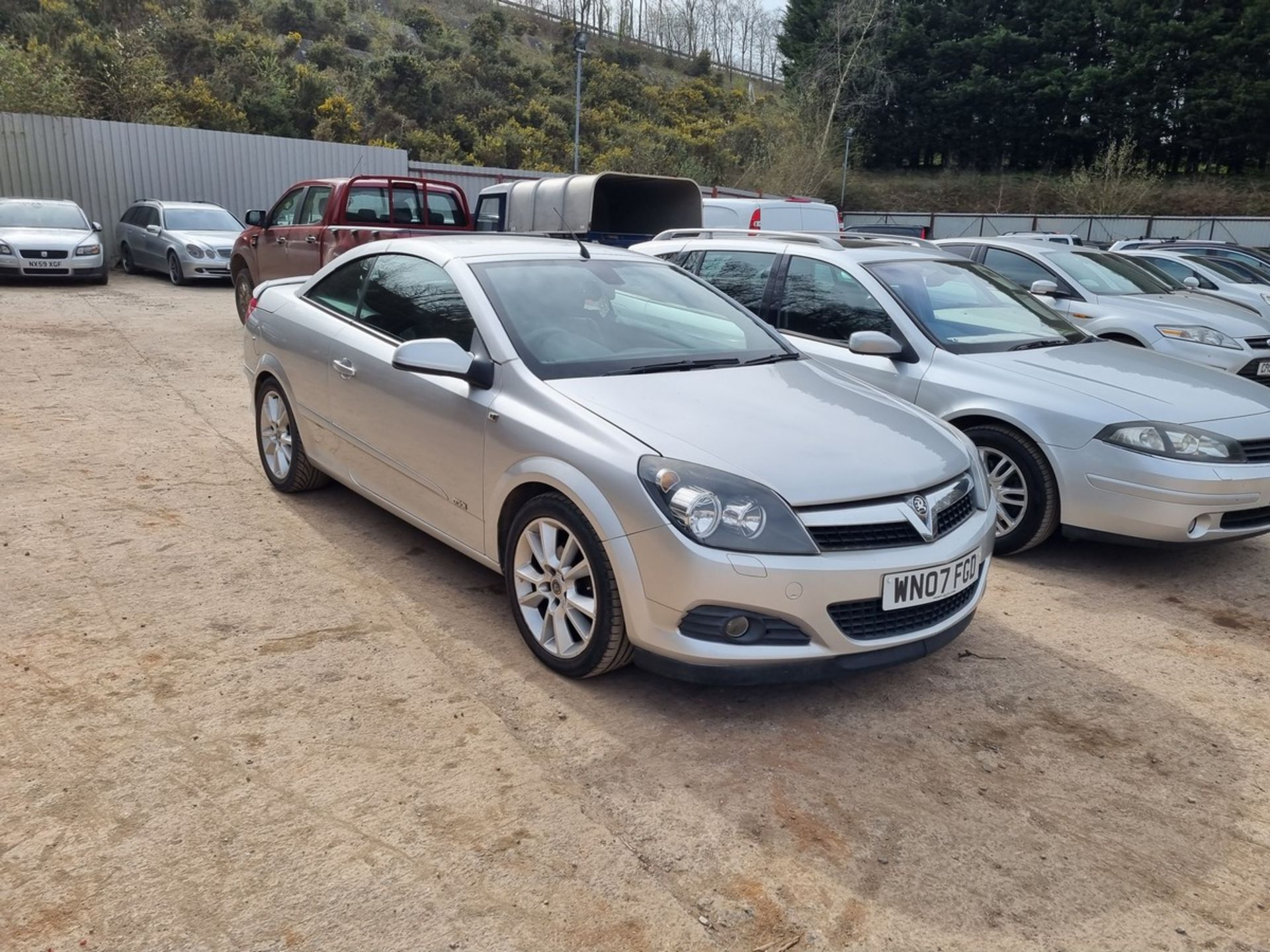 07/07 VAUXHALL ASTRA TWIN TOP DESIGN - 1796cc 3dr Convertible (Silver, 75k) - Image 2 of 10