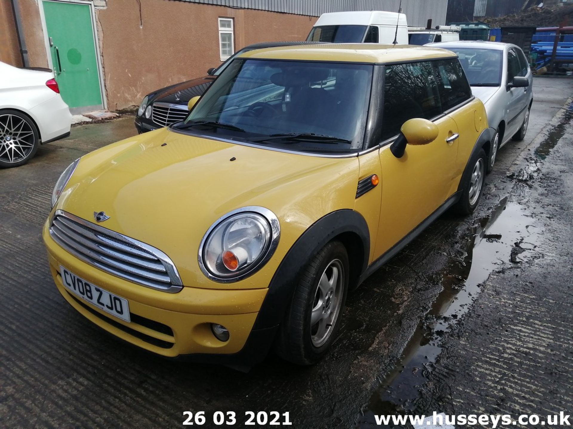 08/08 MINI COOPER D - 1560cc 3dr Hatchback (Yellow) - Image 3 of 12