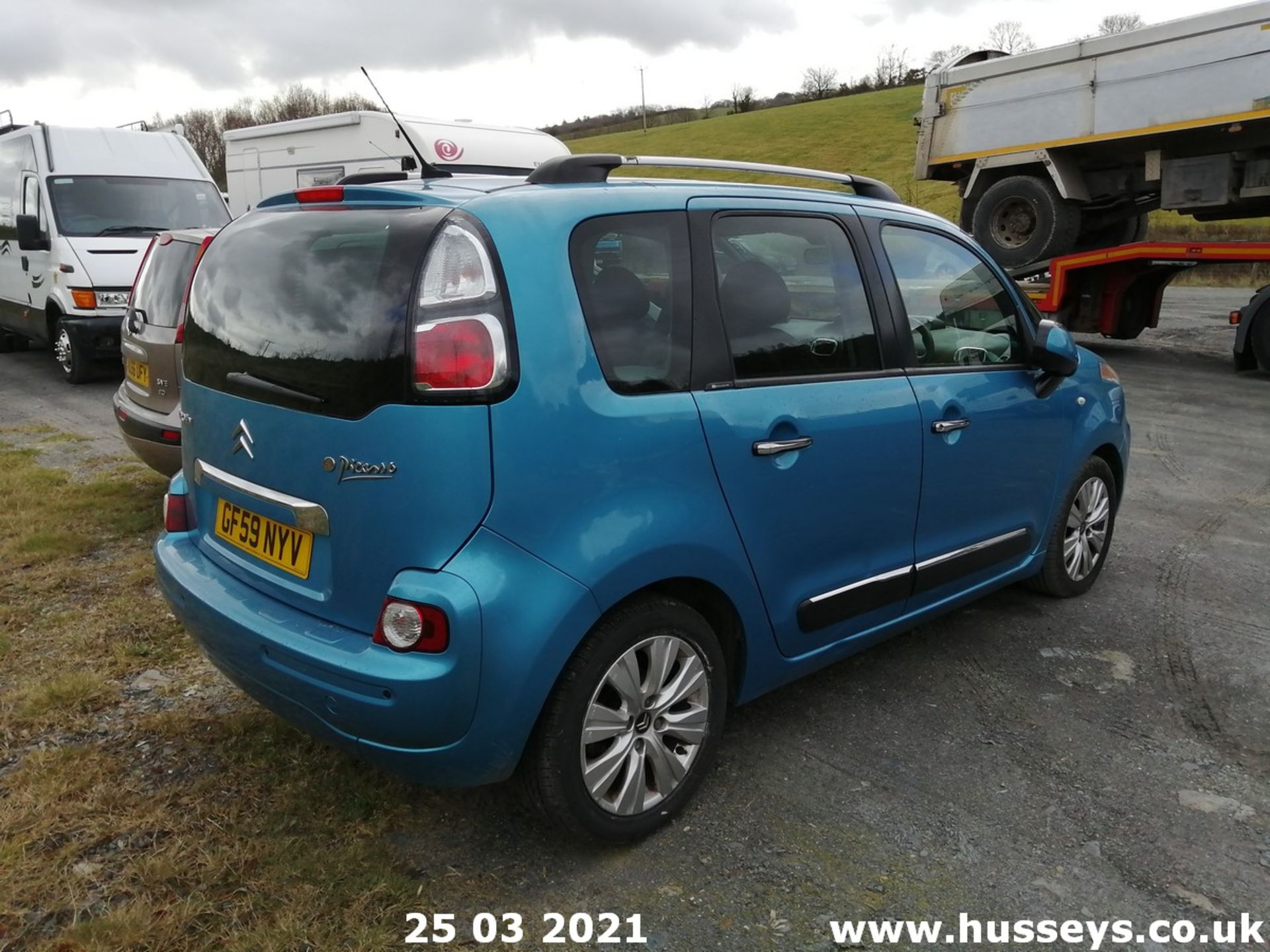 09/59 CITROEN C3 PICASSO EXCLUSIVE HDI - 1560cc 5dr MPV (Blue, 97k) - Image 8 of 15