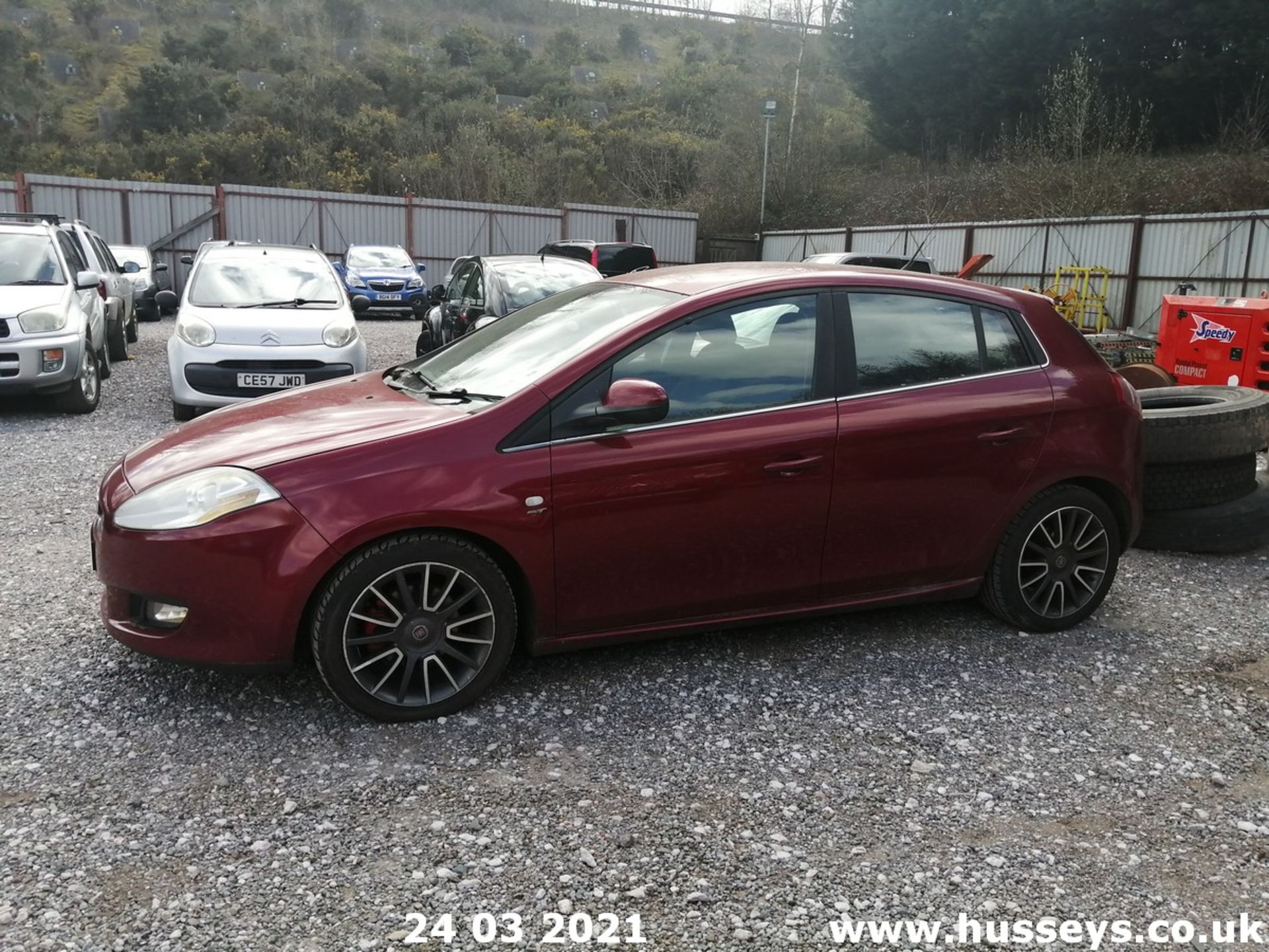 07/57 FIAT BRAVO SPORT TJET 150 - 1368cc 5dr Hatchback (Red) - Image 5 of 14