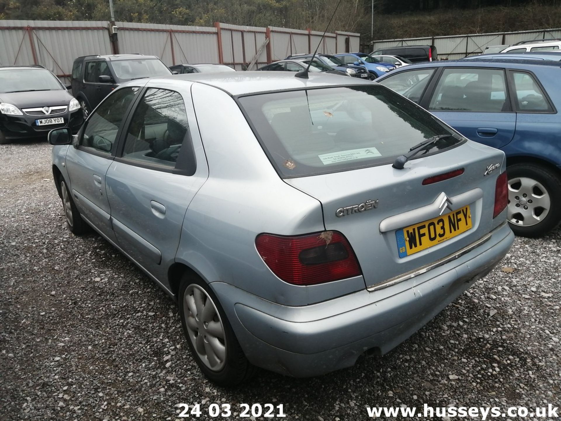 03/03 CITROEN XSARA DESIRE - 1587cc 5dr Hatchback (Grey) - Image 8 of 11