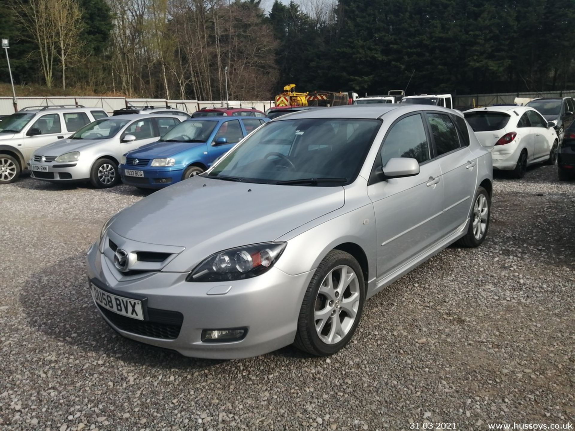 08/58 MAZDA 3 SPORT 105 - 1598cc 5dr Hatchback (Silver, 111k) - Image 8 of 12