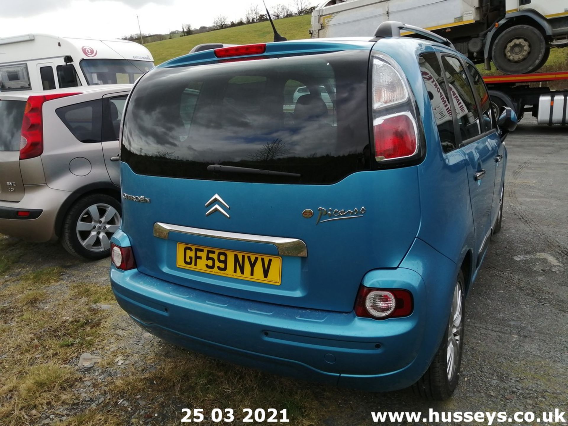 09/59 CITROEN C3 PICASSO EXCLUSIVE HDI - 1560cc 5dr MPV (Blue, 97k) - Image 9 of 15