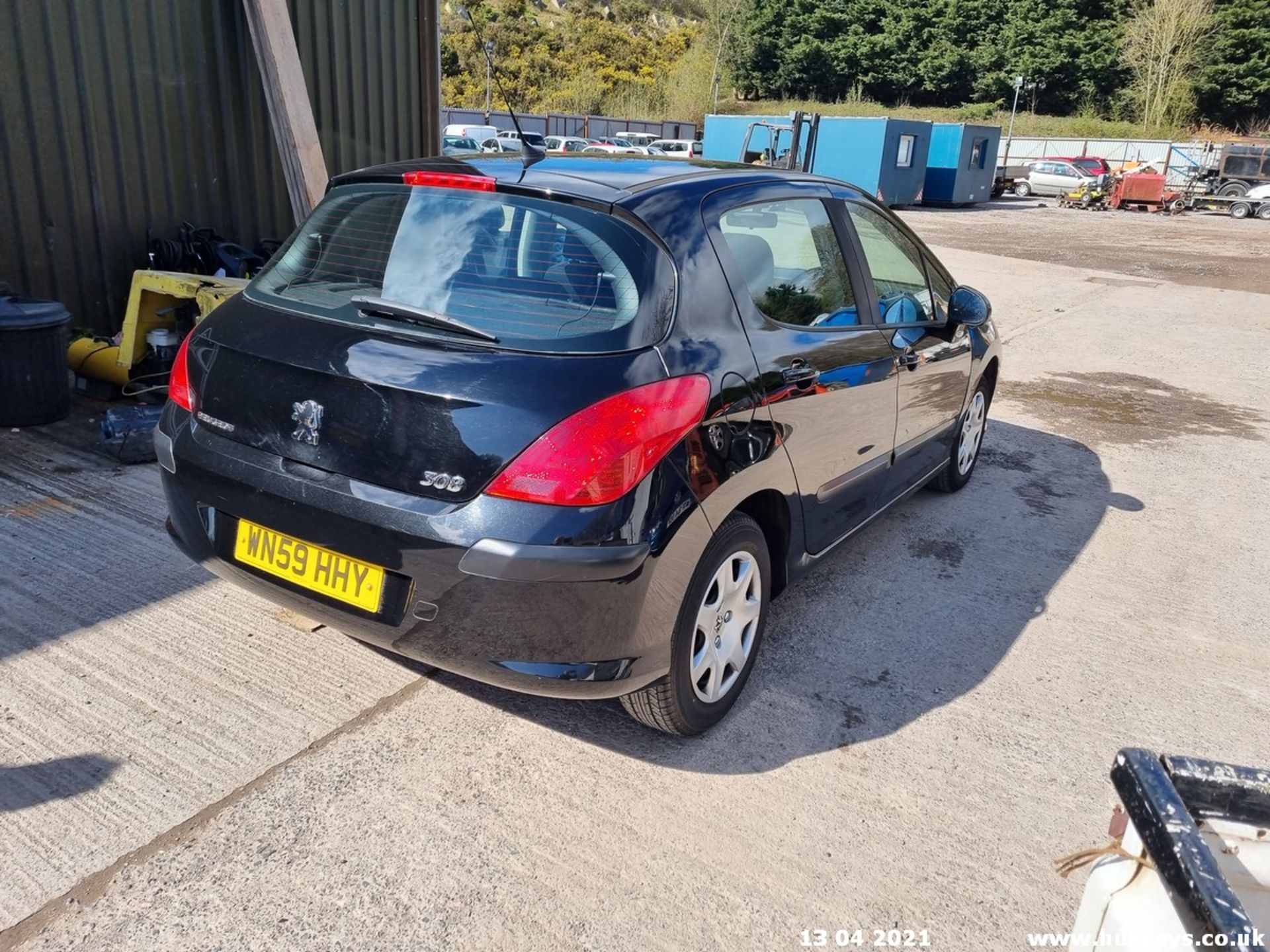 09/59 PEUGEOT 308 S - 1397cc 5dr Hatchback (Black, 108k) - Image 5 of 10