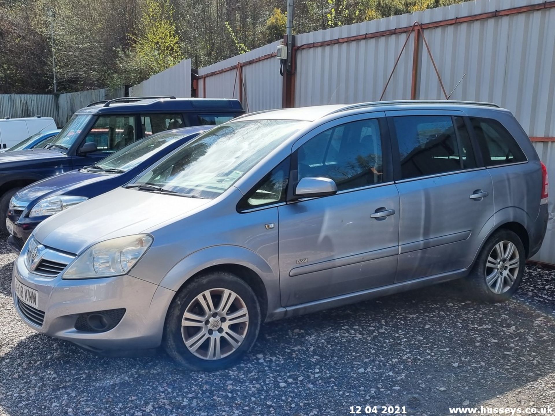 08/08 VAUXHALL ZAFIRA DESIGN - 1796cc 5dr MPV (Silver, 103k)