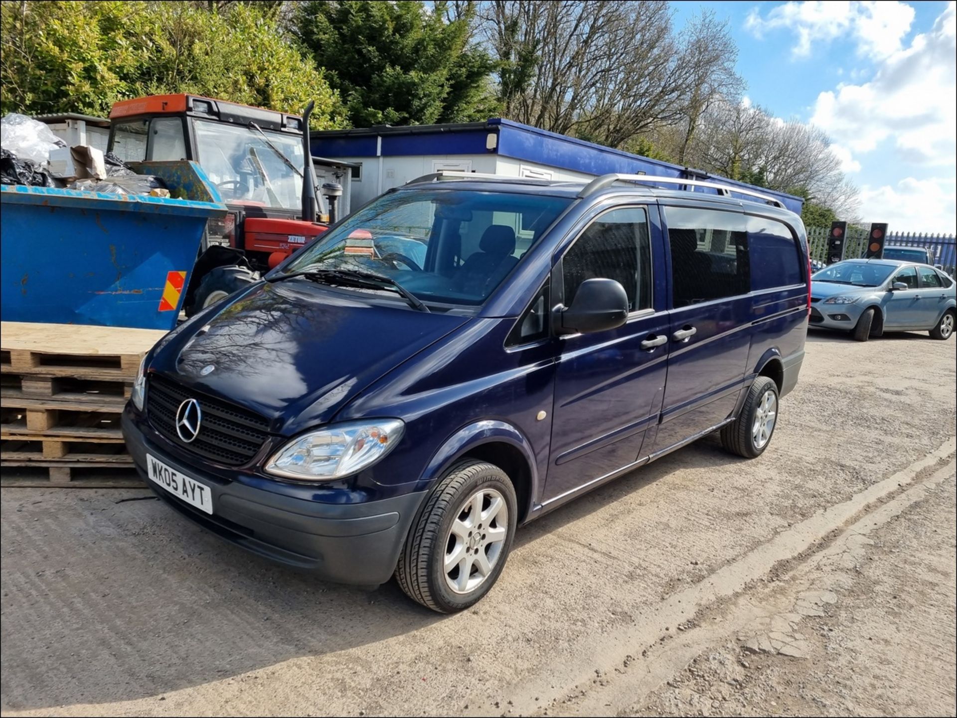 05/05 MERCEDES VITO 111 CDI LONG - 2148cc 5.dr Van (Mauve/purple, 120k) - Image 4 of 12