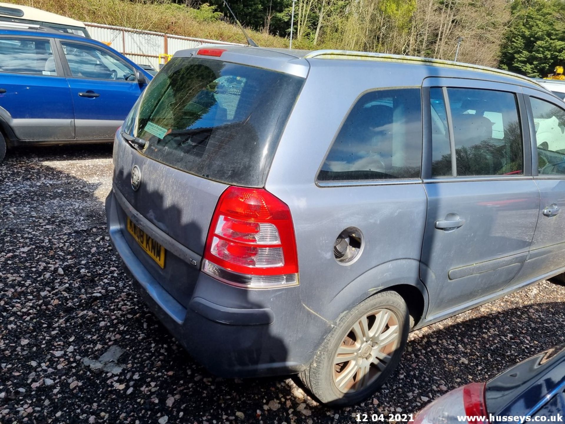 08/08 VAUXHALL ZAFIRA DESIGN - 1796cc 5dr MPV (Silver, 103k) - Image 8 of 13