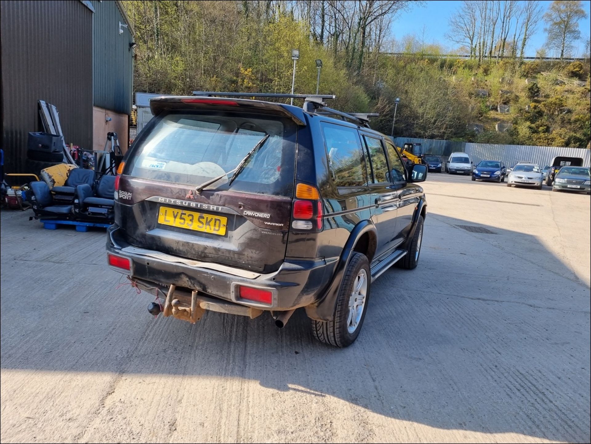 04/53 MITSUBISHI SHOGUN - 2477cc 5dr Estate (Black, 123k) - Image 6 of 14