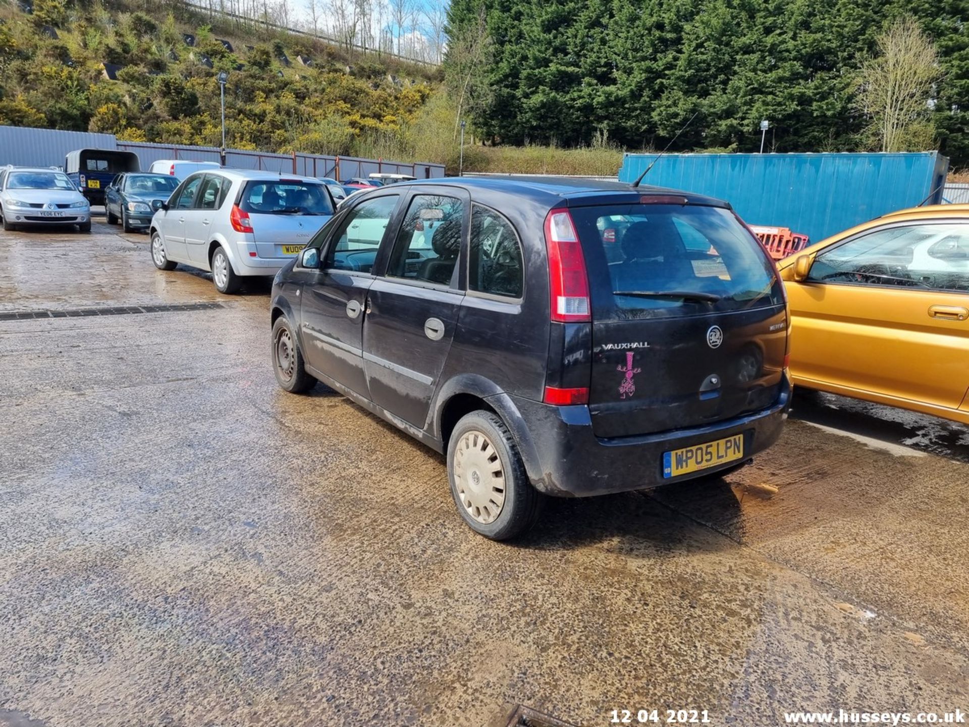 05/05 VAUXHALL MERIVA LIFE TWINPORT - 1364cc 5dr MPV (Black, 132k) - Image 2 of 15