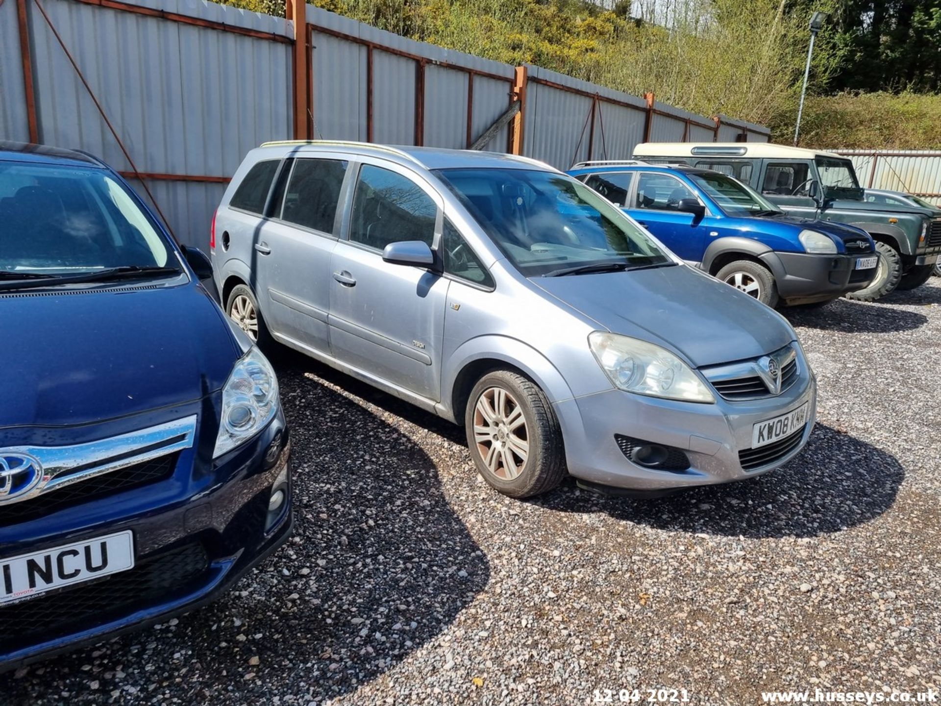 08/08 VAUXHALL ZAFIRA DESIGN - 1796cc 5dr MPV (Silver, 103k) - Image 2 of 13