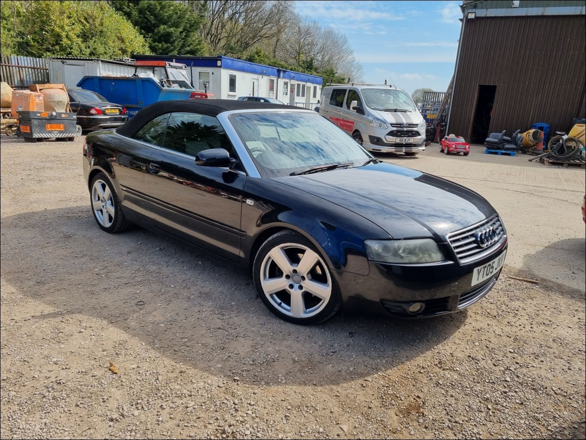 05/05 AUDI A4 T S LINE CVT - 1781cc 2dr Convertible (Black, 96k) - Image 7 of 11