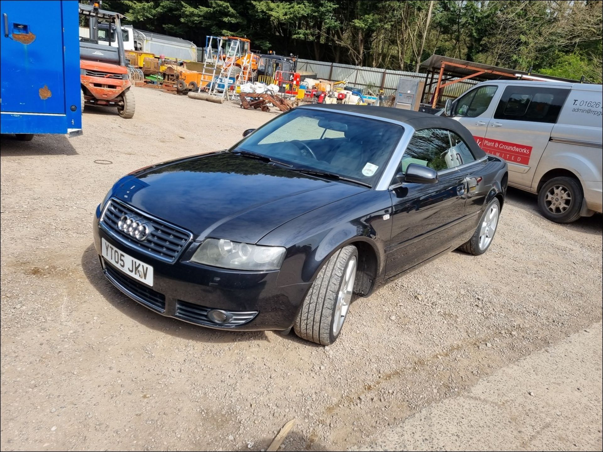 05/05 AUDI A4 T S LINE CVT - 1781cc 2dr Convertible (Black, 96k) - Image 2 of 11