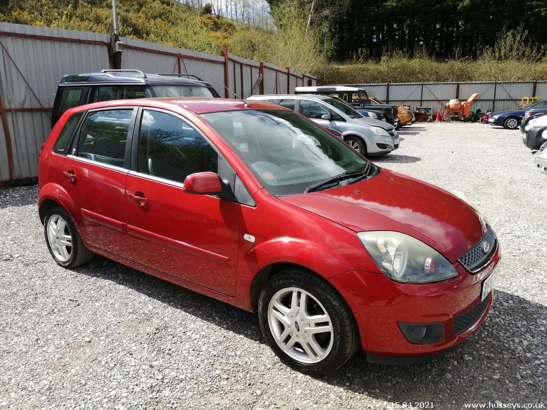 07/07 FORD FIESTA GHIA TDCI - 1399cc 5dr Hatchback (Red)