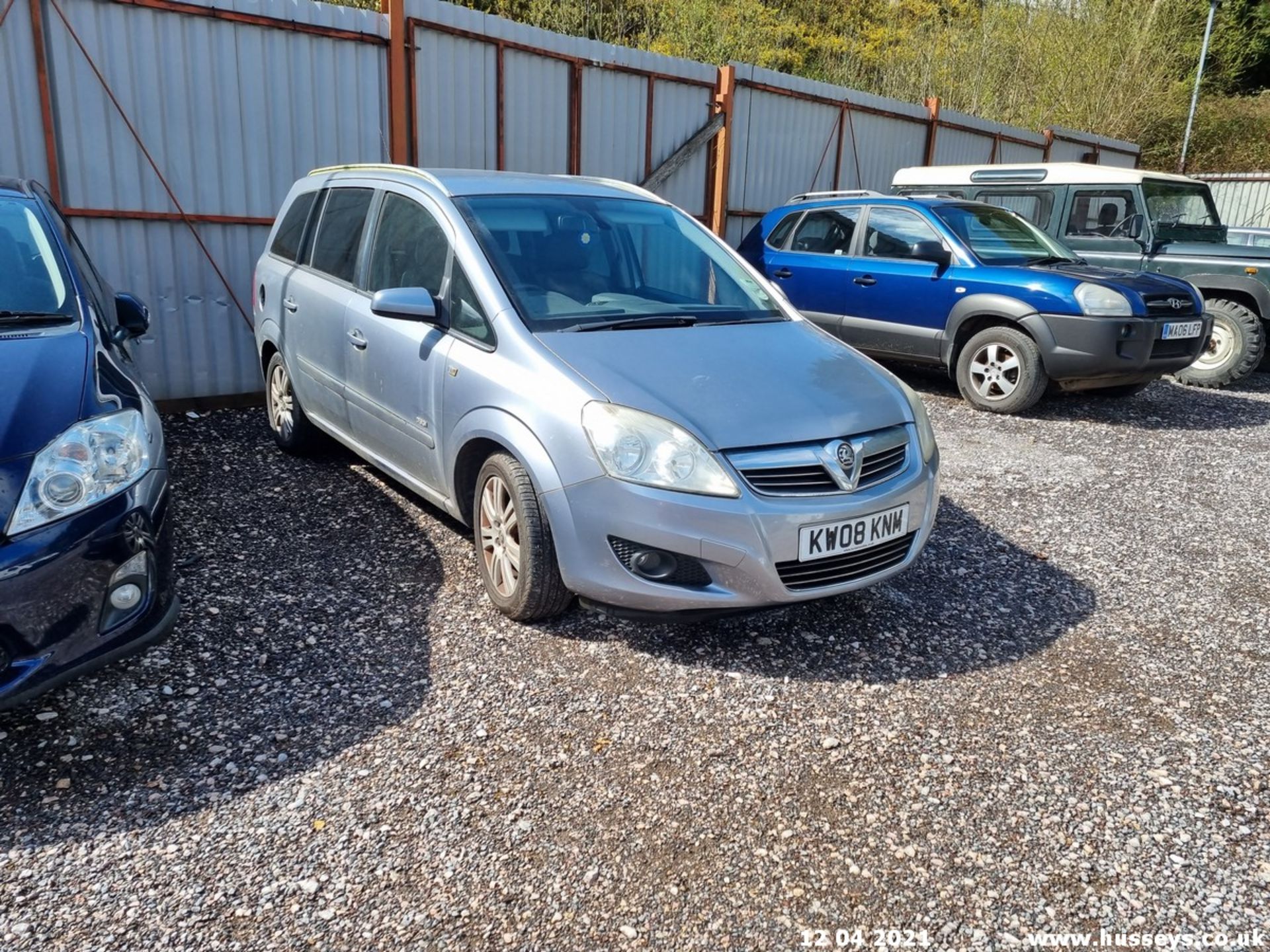 08/08 VAUXHALL ZAFIRA DESIGN - 1796cc 5dr MPV (Silver, 103k) - Image 4 of 13