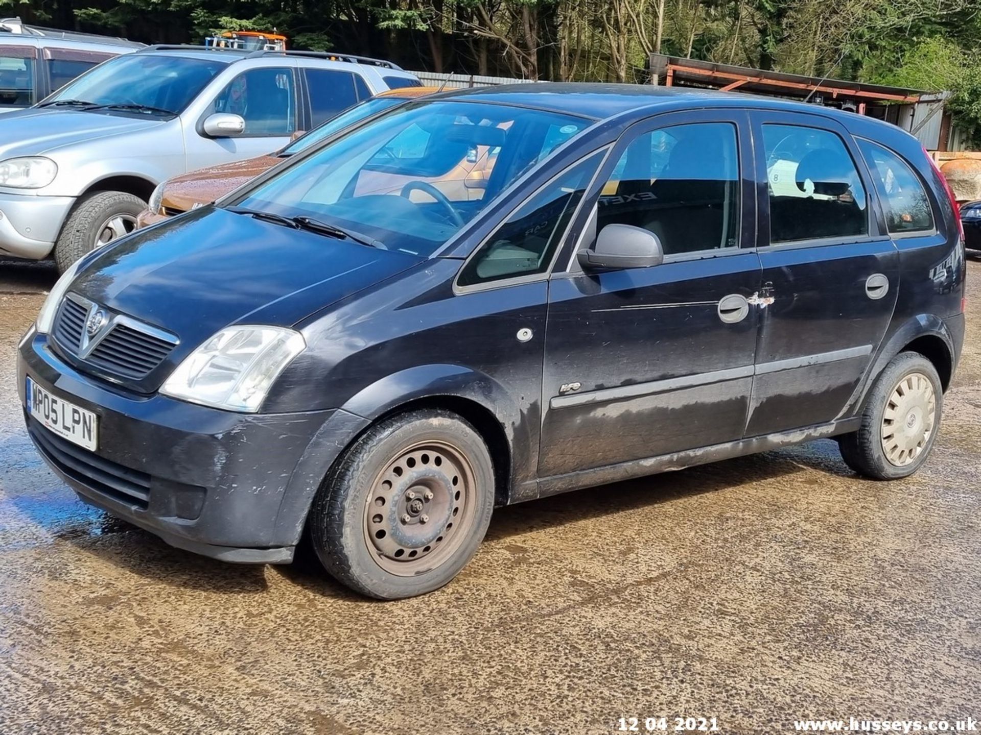 05/05 VAUXHALL MERIVA LIFE TWINPORT - 1364cc 5dr MPV (Black, 132k)