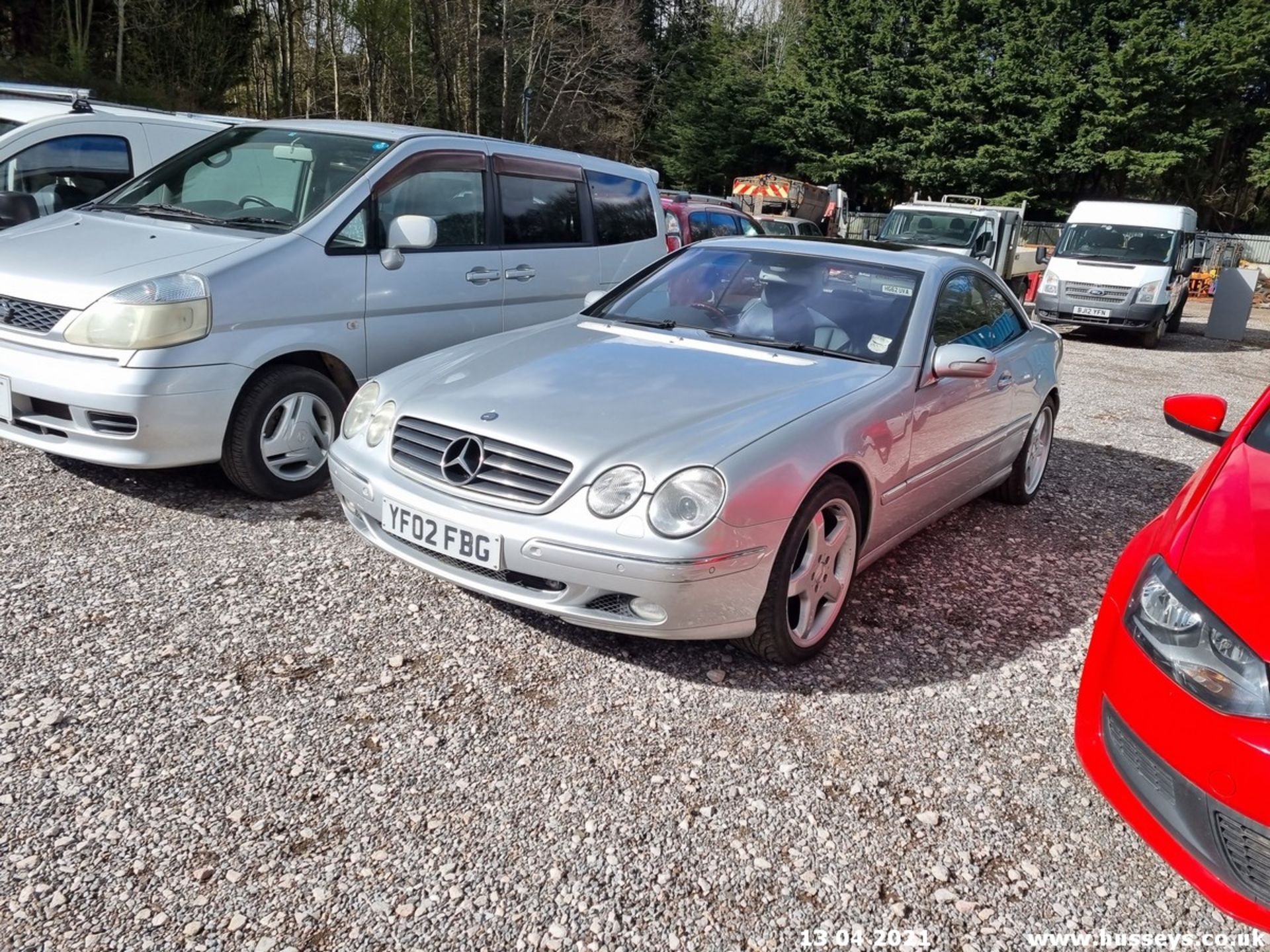 02/02 MERCEDES CL500 AUTO - 4966cc 2dr Coupe (Silver, 64k) - Image 7 of 14