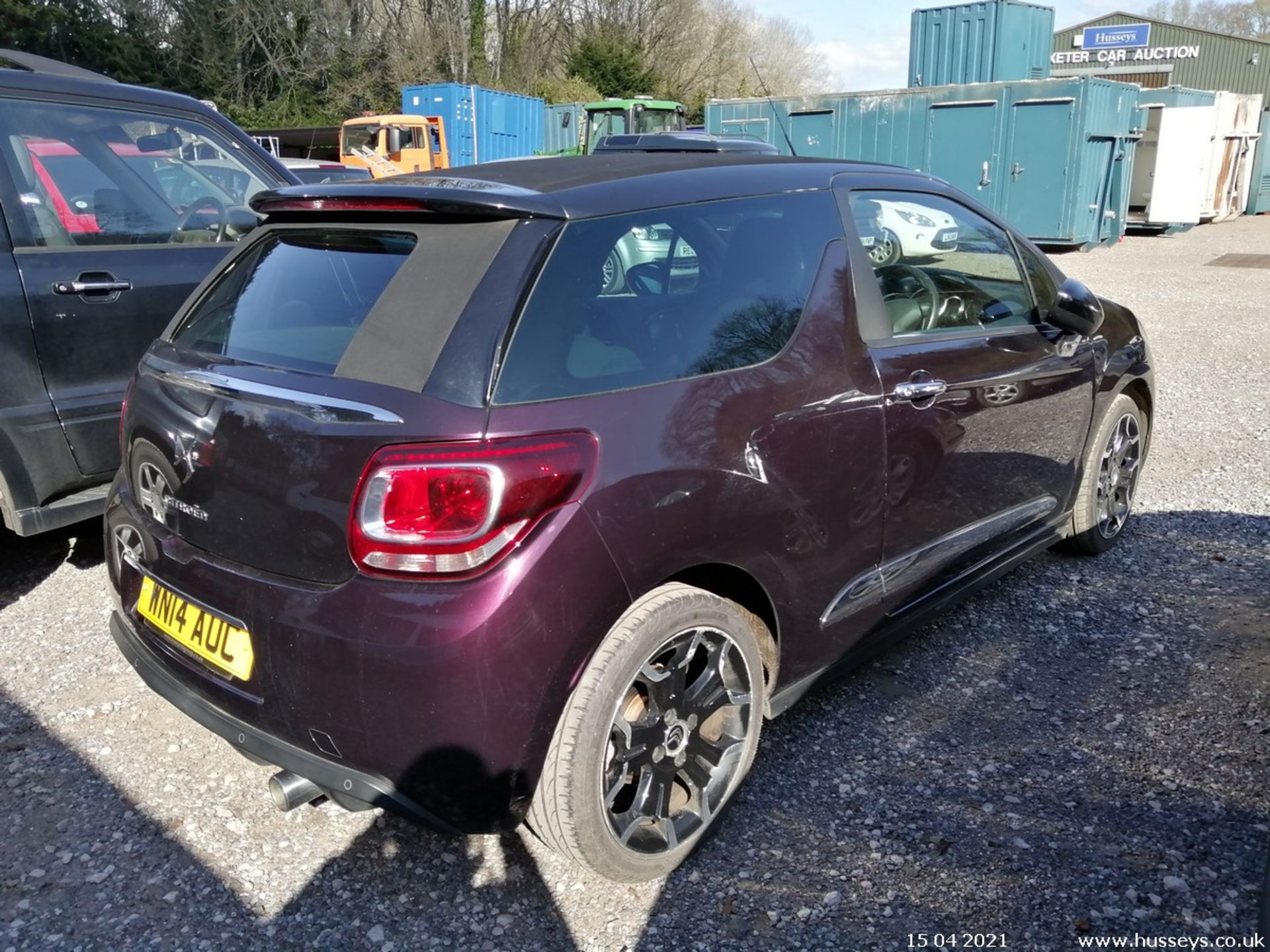 14/14 CITROEN DS3 DSTYLE + AIRDREAM E-H - 1560cc 3dr Convertible (Mauve/purple, 66k) - Image 8 of 12