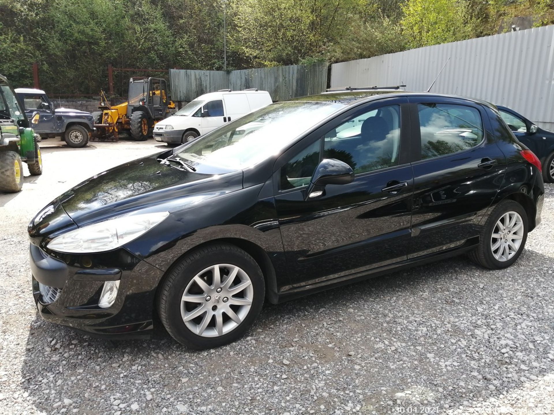 08/08 PEUGEOT 308 SE HDI - 1560cc 5dr Hatchback (Black, 135k) - Image 3 of 14