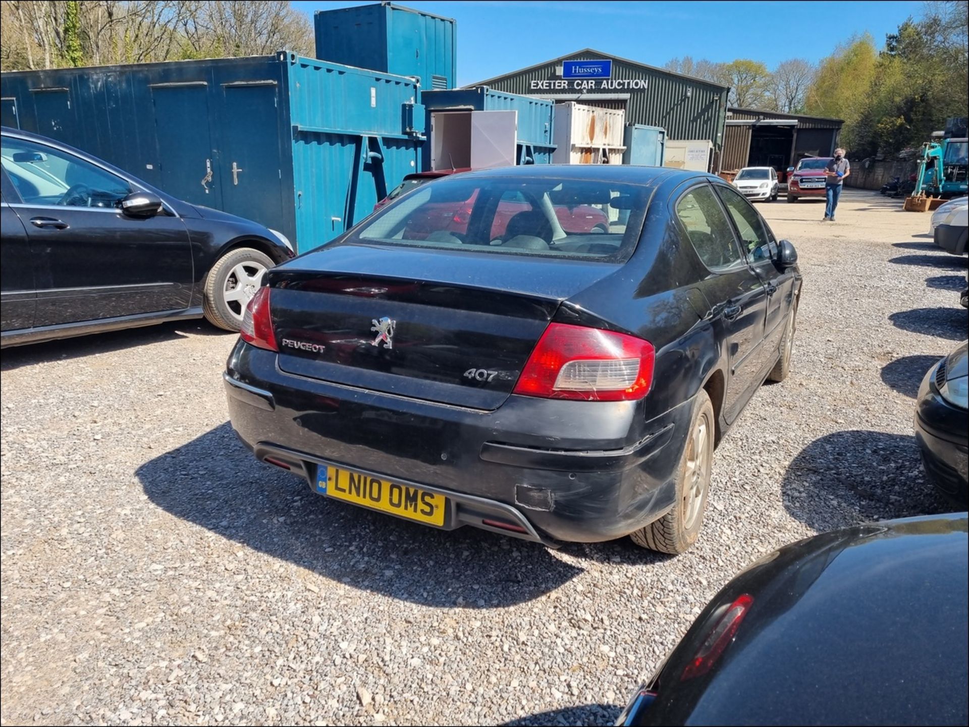 10/10 PEUGEOT 407 SPORT HDI - 1997cc 4dr Saloon (Black, 157k) - Image 7 of 11