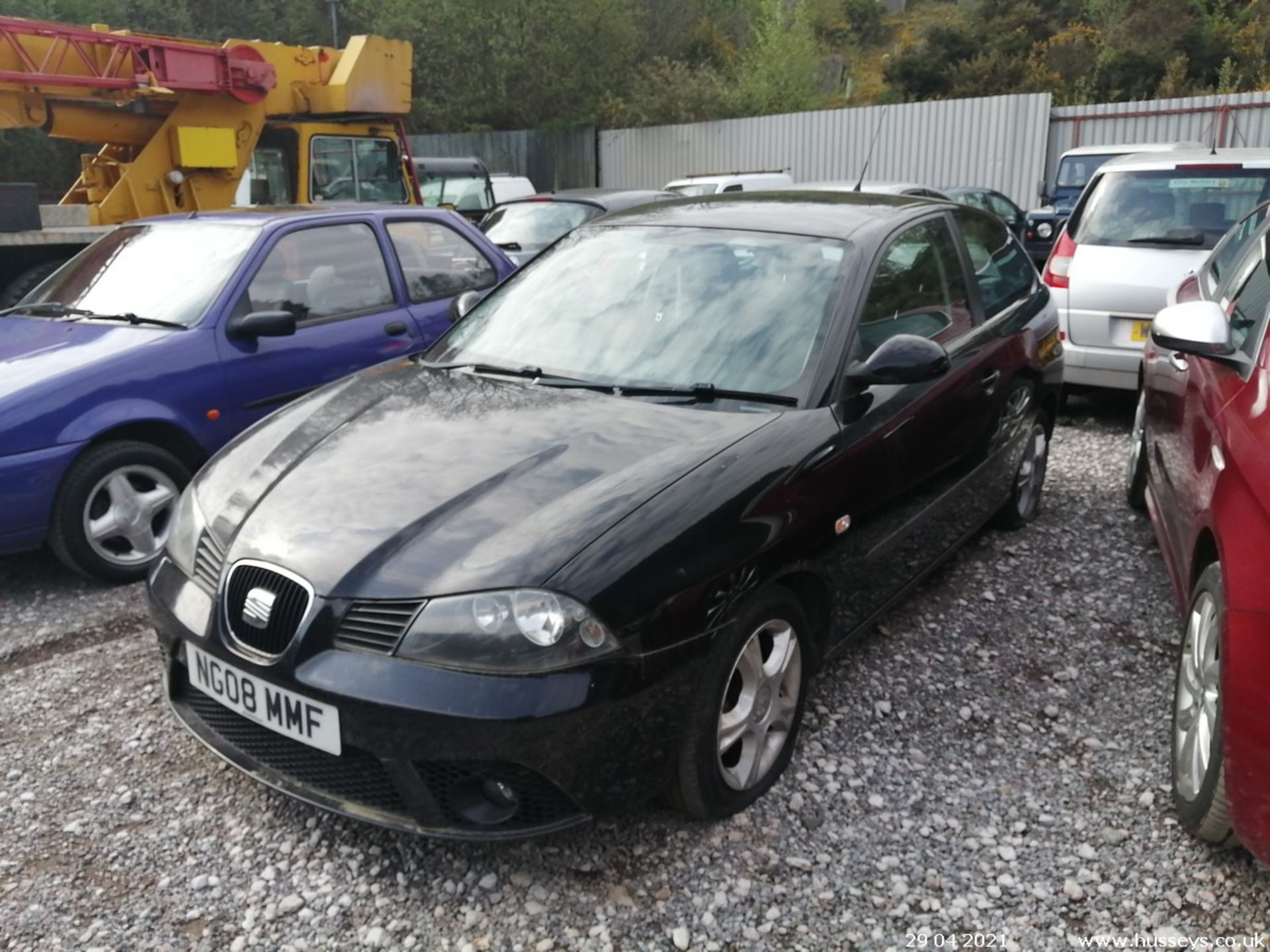 08/08 SEAT IBIZA STYLANCE - 1390cc 3dr Hatchback (Black, 89k) - Image 3 of 11