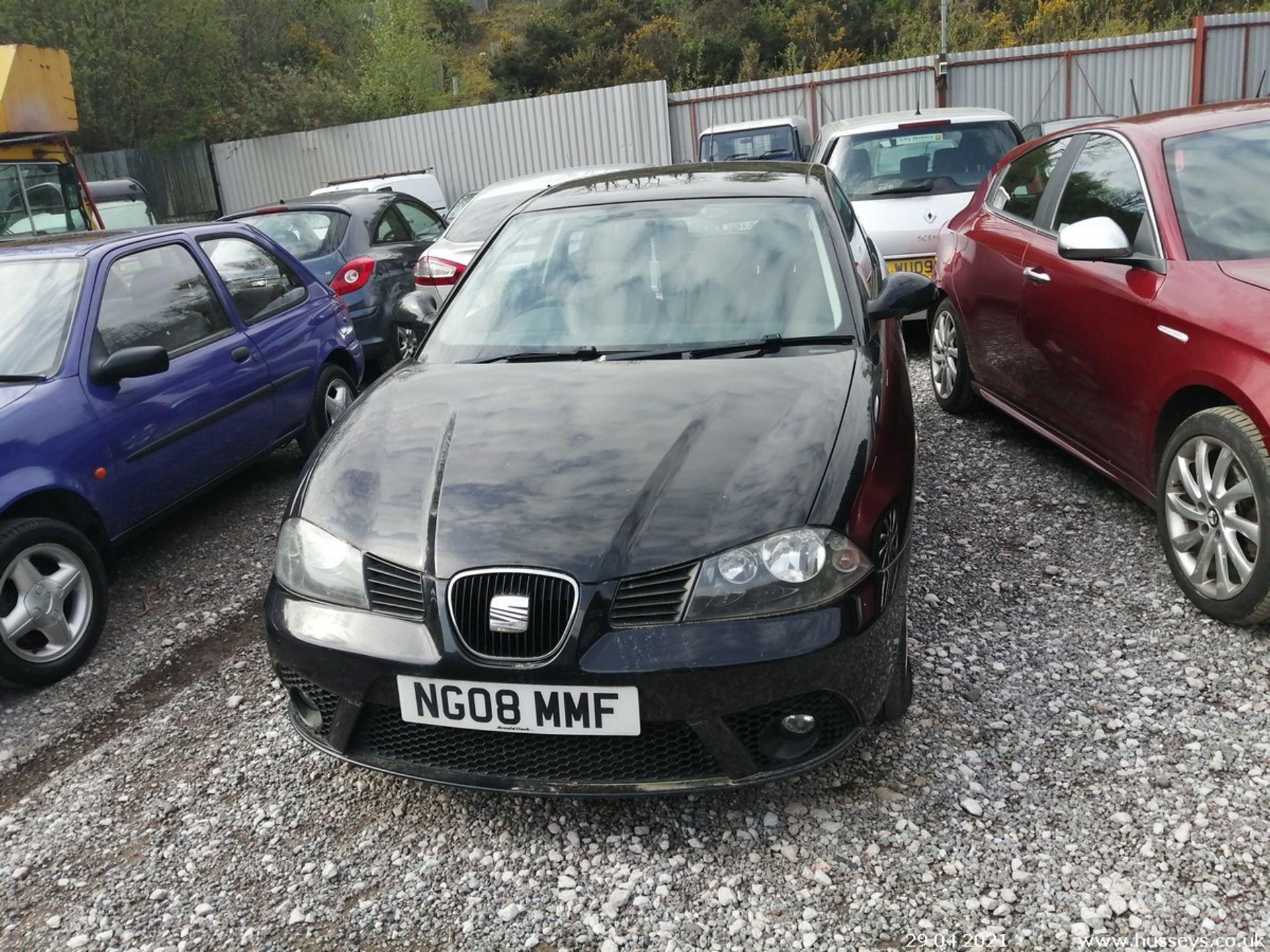 08/08 SEAT IBIZA STYLANCE - 1390cc 3dr Hatchback (Black, 89k) - Image 2 of 11