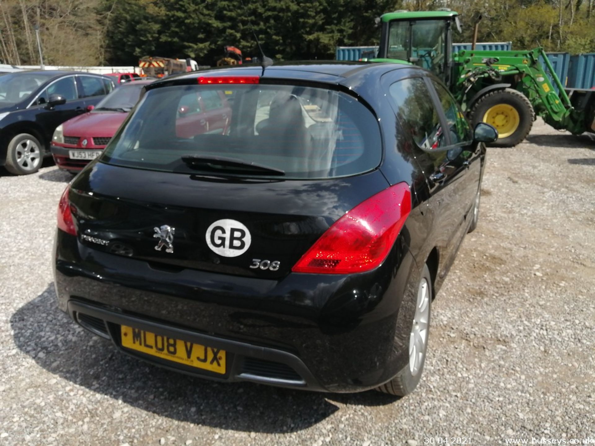 08/08 PEUGEOT 308 SE HDI - 1560cc 5dr Hatchback (Black, 135k) - Image 7 of 14