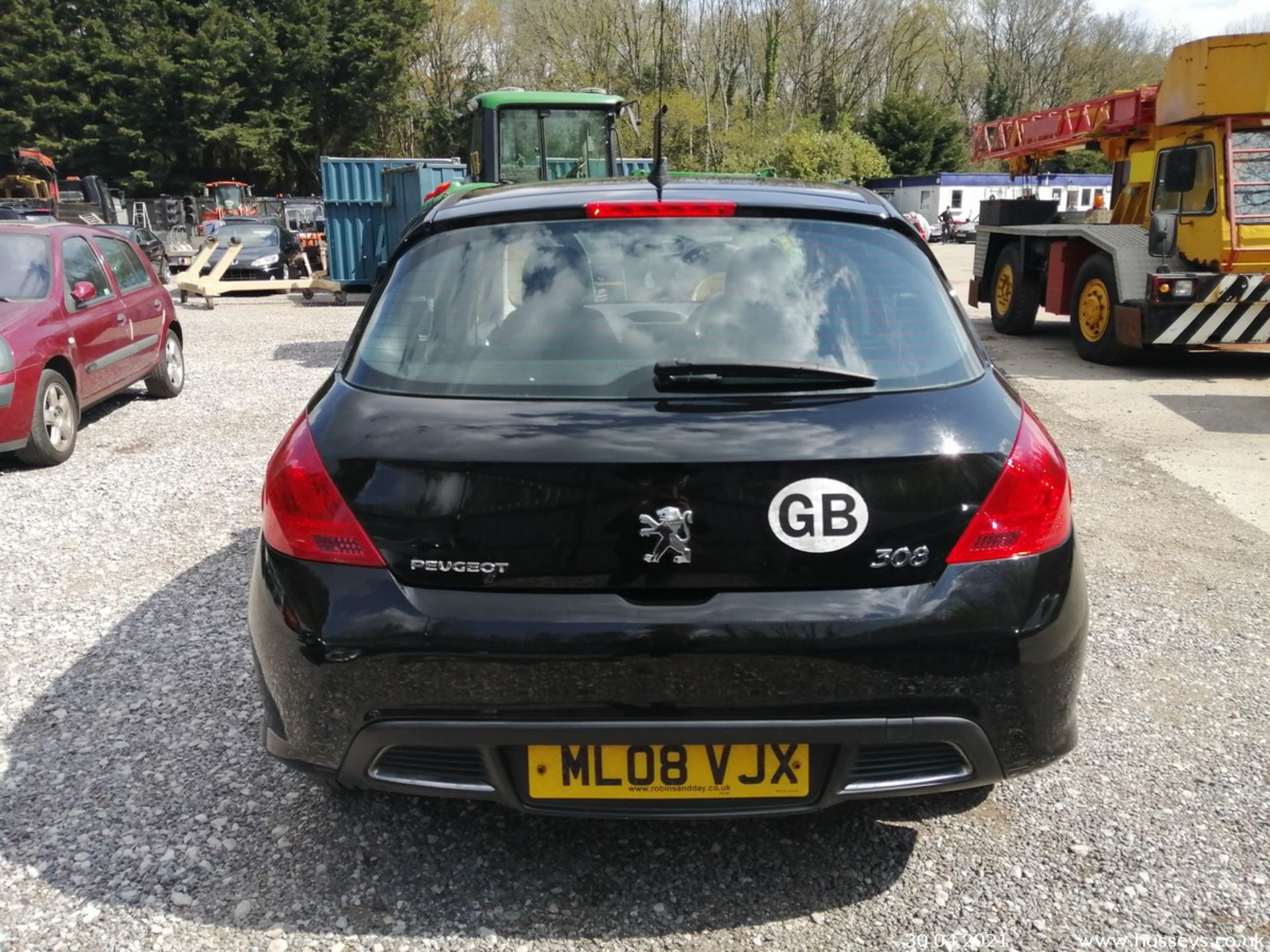 08/08 PEUGEOT 308 SE HDI - 1560cc 5dr Hatchback (Black, 135k) - Image 6 of 14