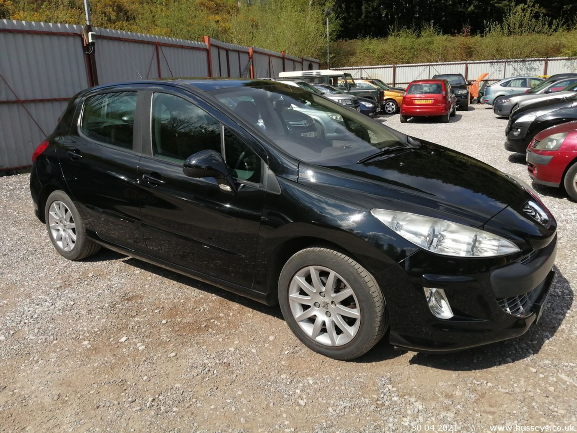 08/08 PEUGEOT 308 SE HDI - 1560cc 5dr Hatchback (Black, 135k) - Image 10 of 14