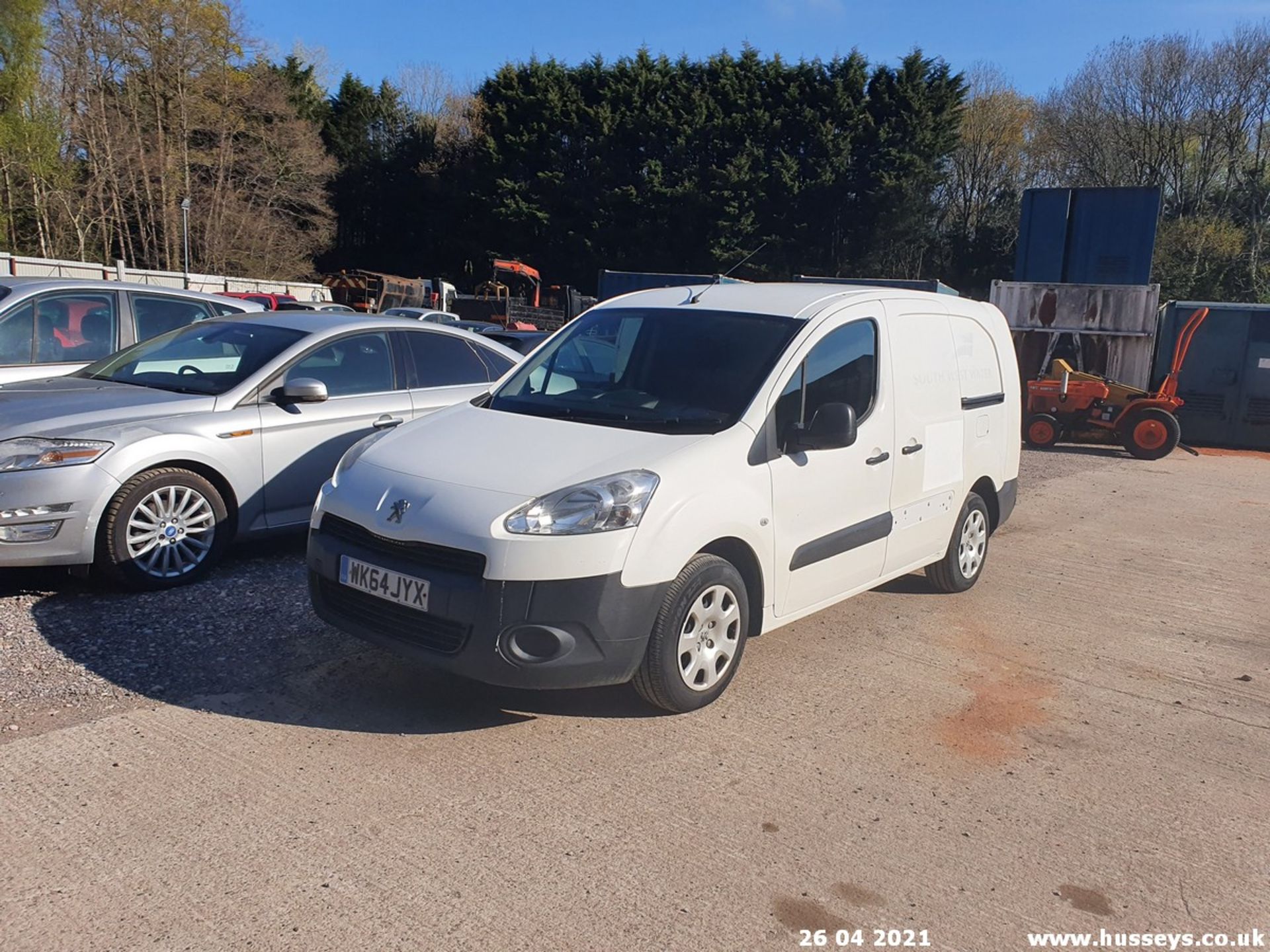 14/64 PEUGEOT PARTNER 750 SE L2 E-HDI - 1560cc Van (White, 75k) - Image 3 of 11