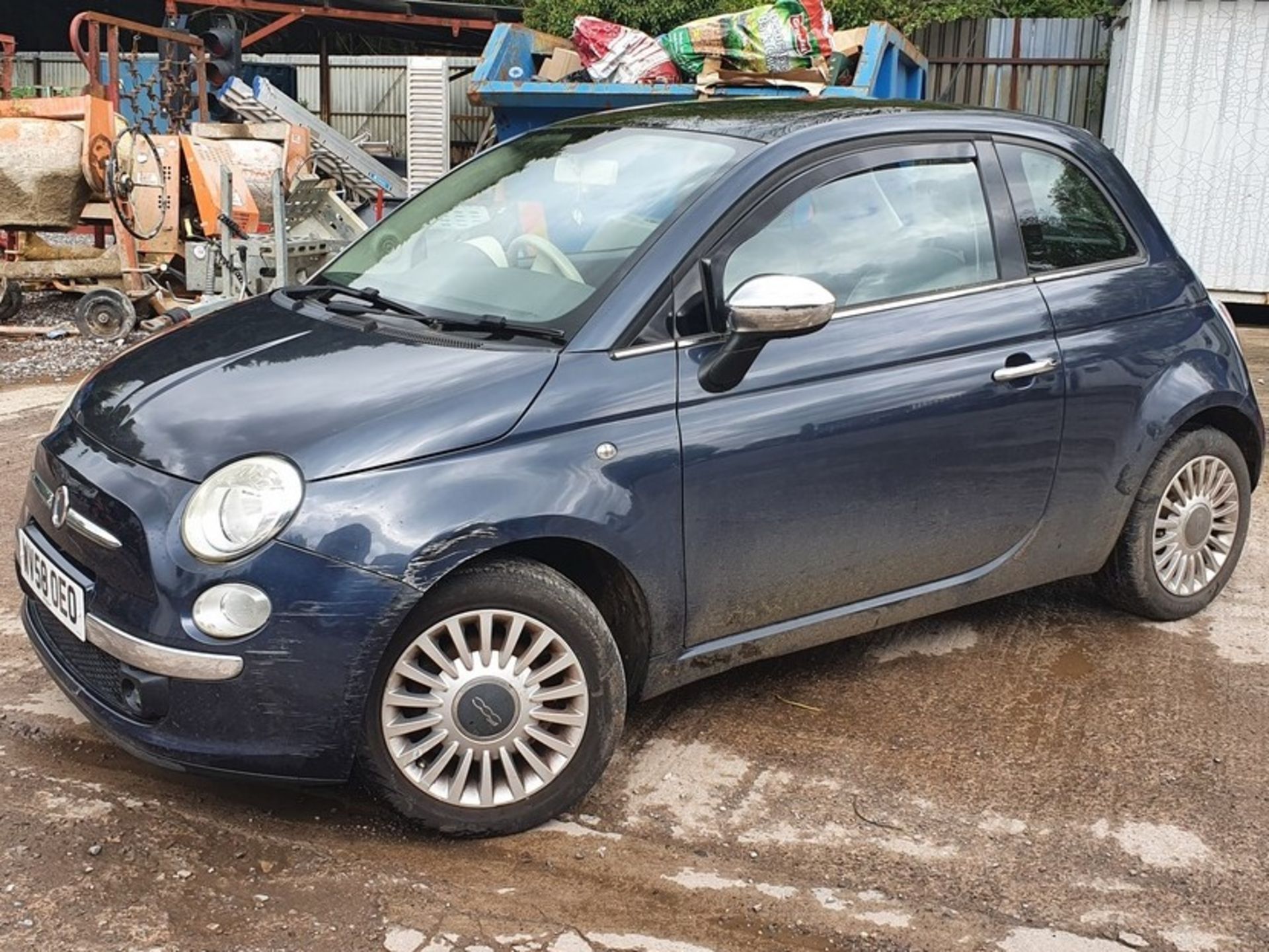 08/58 FIAT 500 LOUNGE RHD - 1368cc 3dr Hatchback (Blue, 48k)