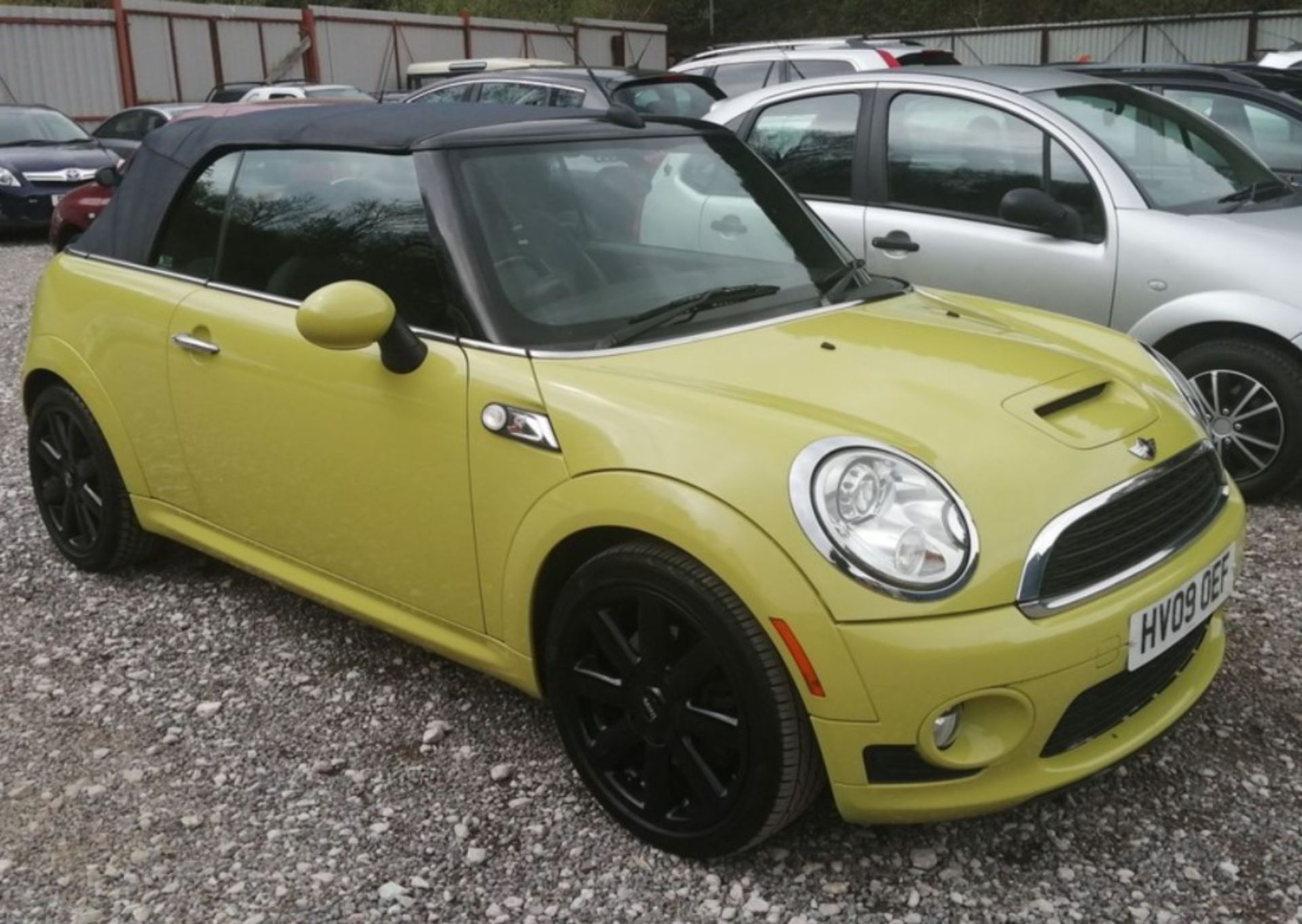 09/09 MINI COOPER S - 1598cc 2dr Convertible (Yellow, 83k)