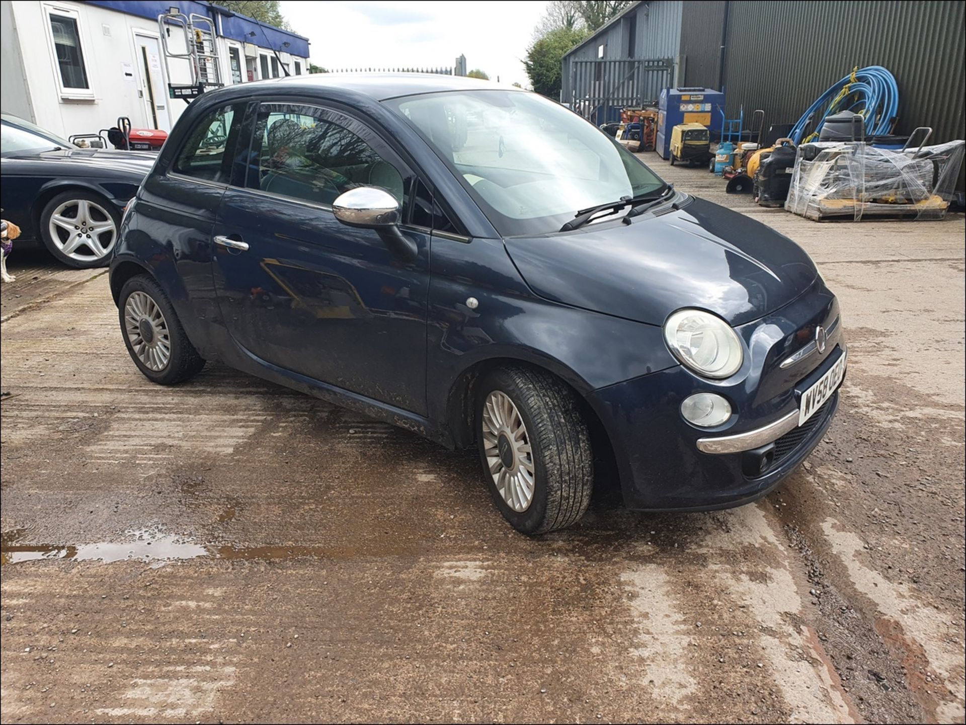 08/58 FIAT 500 LOUNGE RHD - 1368cc 3dr Hatchback (Blue, 48k) - Image 7 of 13