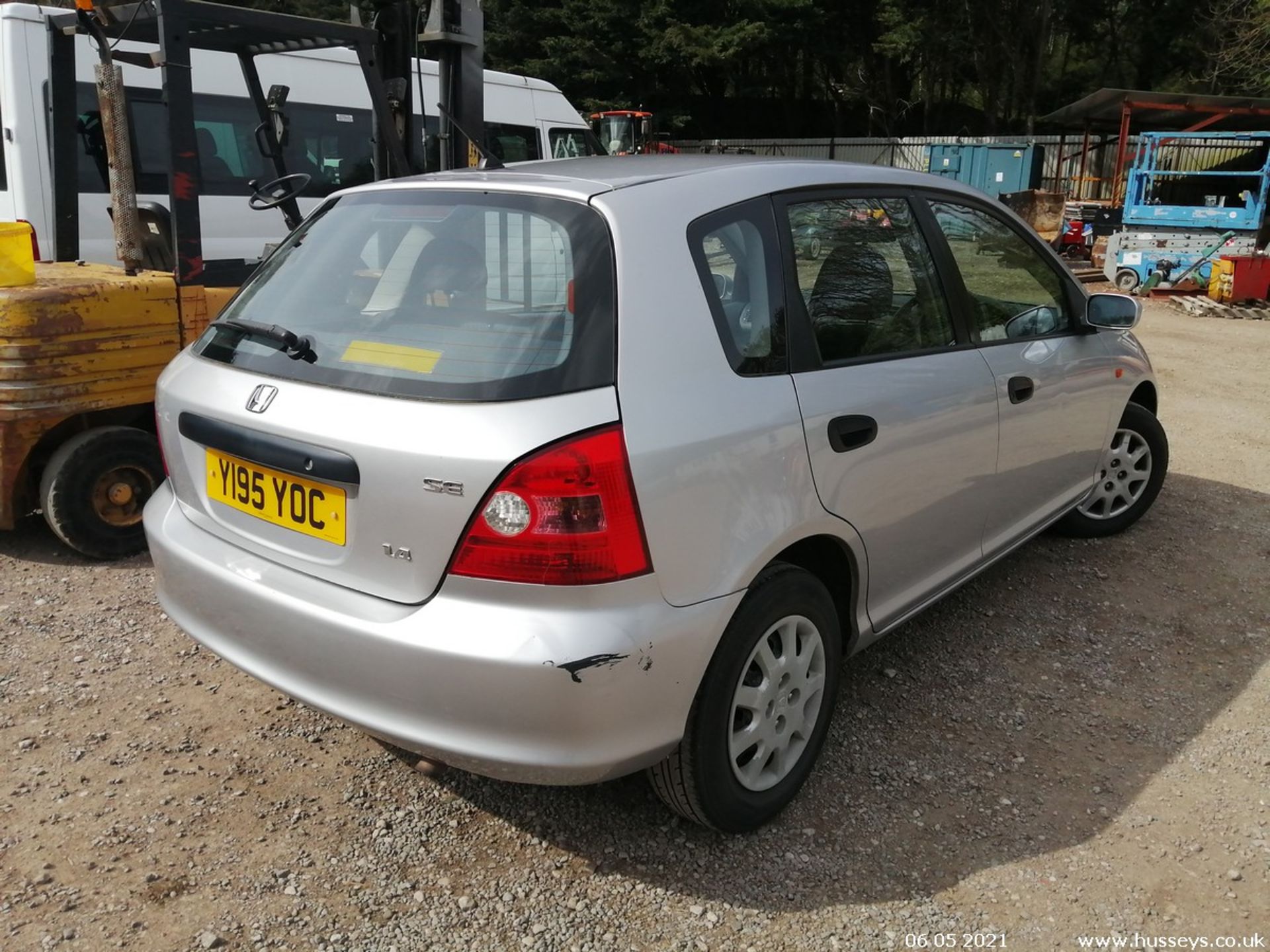 2001 HONDA CIVIC SE - 1396cc 5dr Hatchback (Silver) - Image 3 of 11