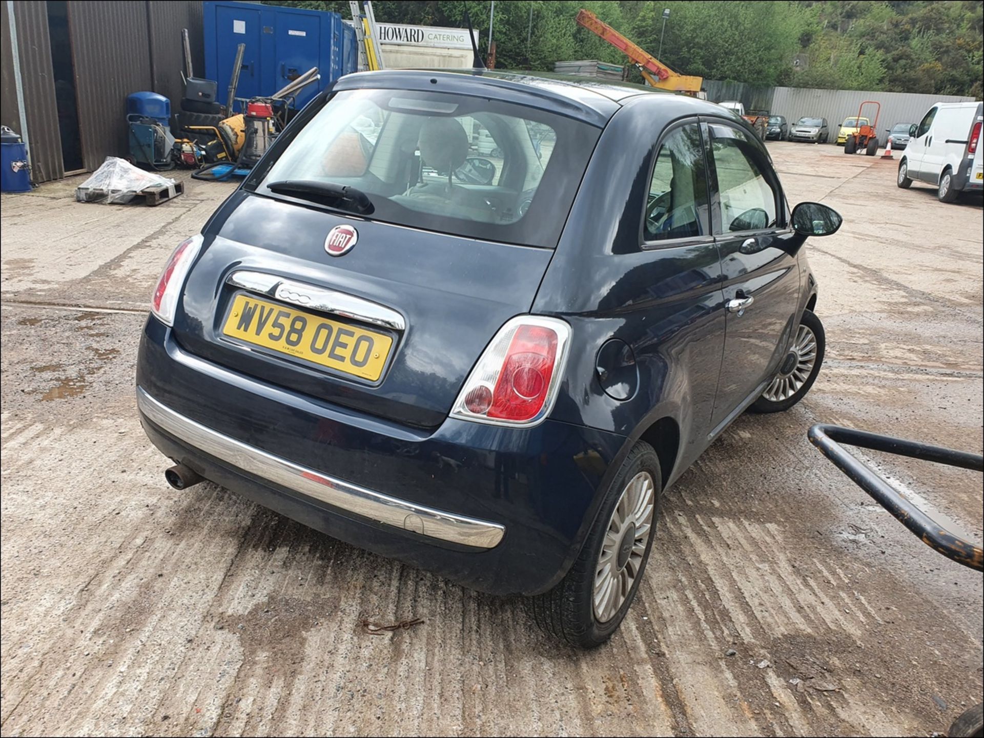 08/58 FIAT 500 LOUNGE RHD - 1368cc 3dr Hatchback (Blue, 48k) - Image 6 of 13