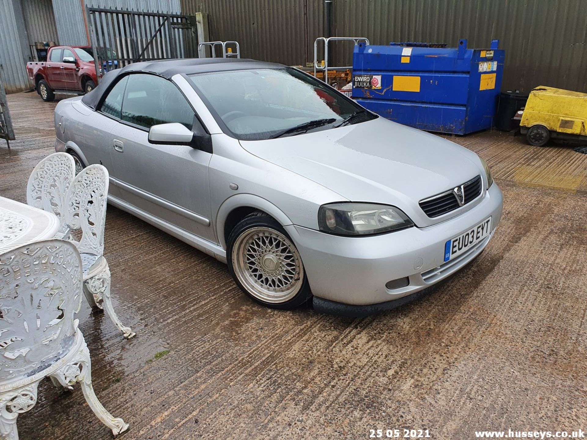 03/03 VAUXHALL ASTRA BERTONE - 1598cc 2dr Convertible (Silver) - Image 14 of 24