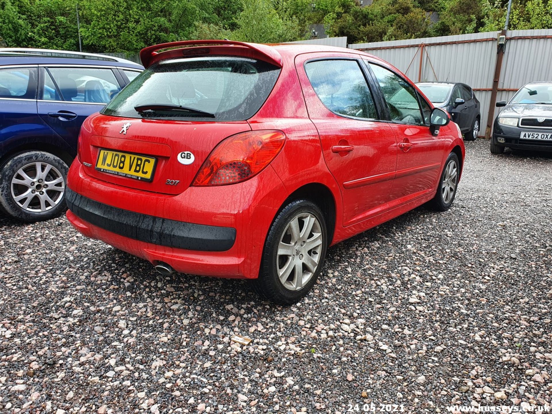 08/08 PEUGEOT 207 SPORT HDI 110 - 1560cc 5dr Hatchback (Red, 101k) - Image 6 of 8