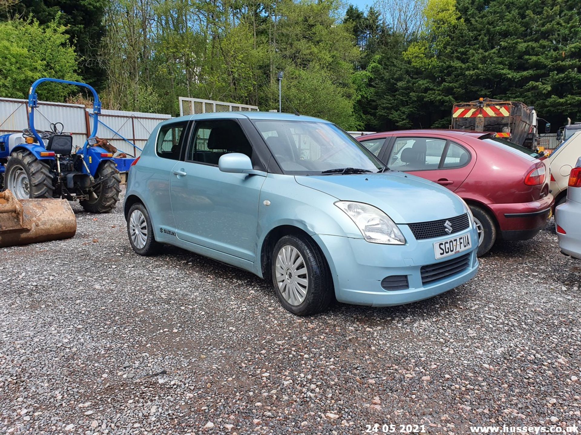 07/07 SUZUKI SWIFT GL - 1328cc 3dr Hatchback (Blue, 96k) - Image 15 of 15